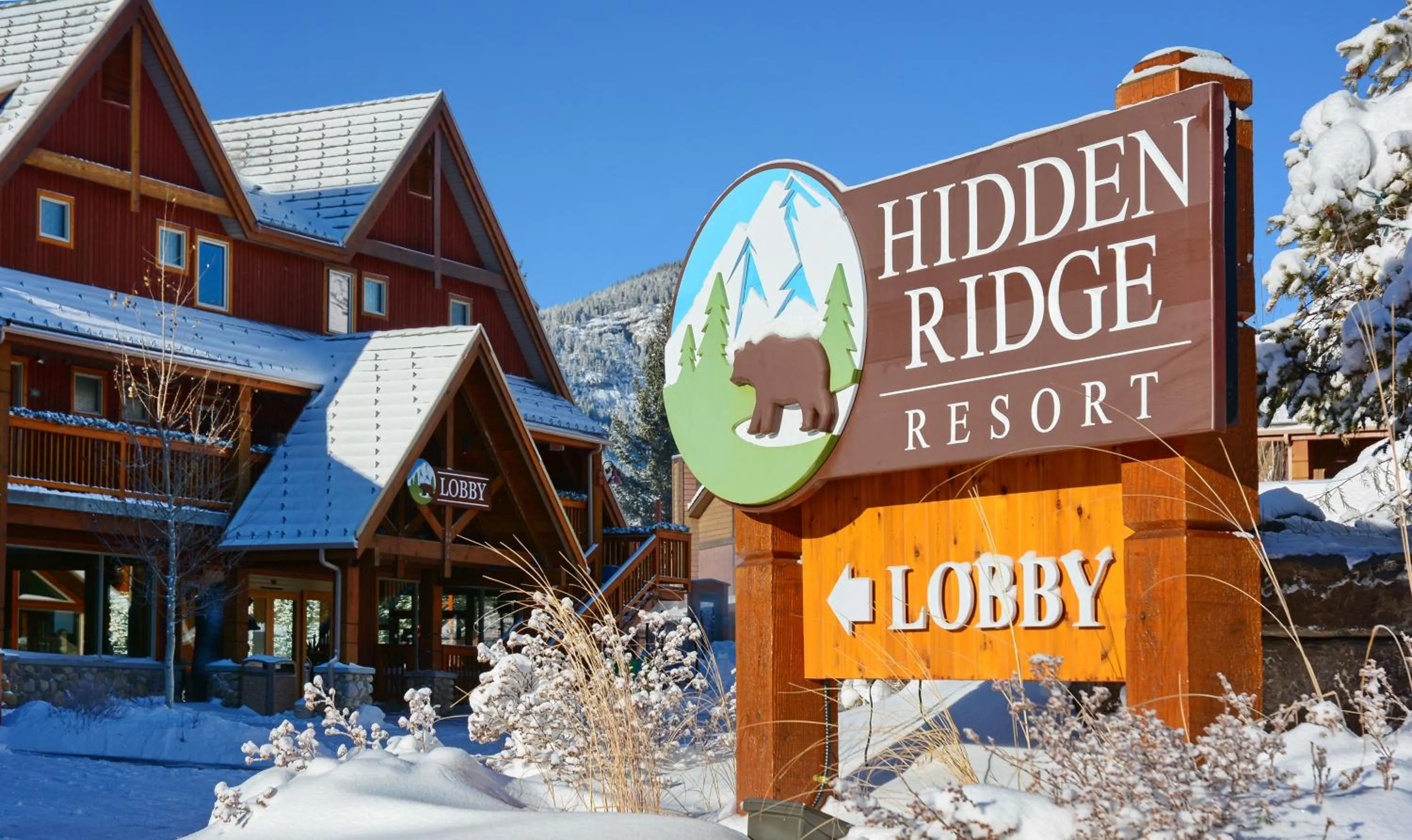 Facade/entrance in The Hidden Ridge Resort