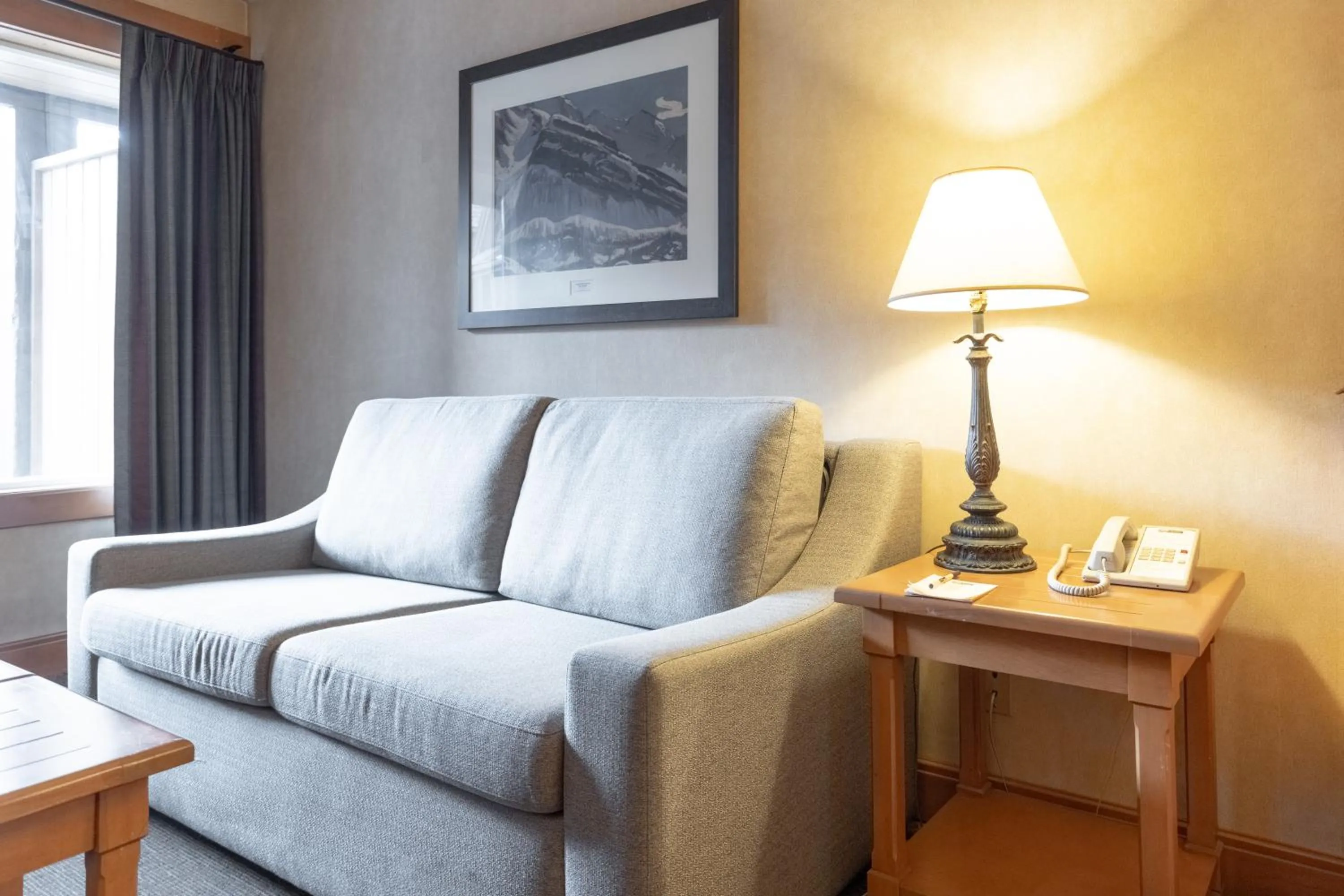 Seating area in The Hidden Ridge Resort