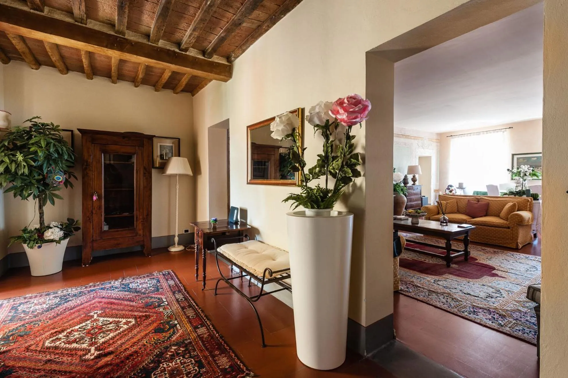 Living room in B&B Attico sulla Torre