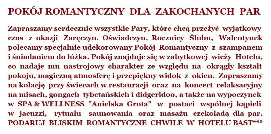 Deluxe Double Room with Bath - single occupancy in Hotel BAST Wellness & SPA Deluxe Double Room with Bath - single occupancy in Hotel BAST Wellness & SPA