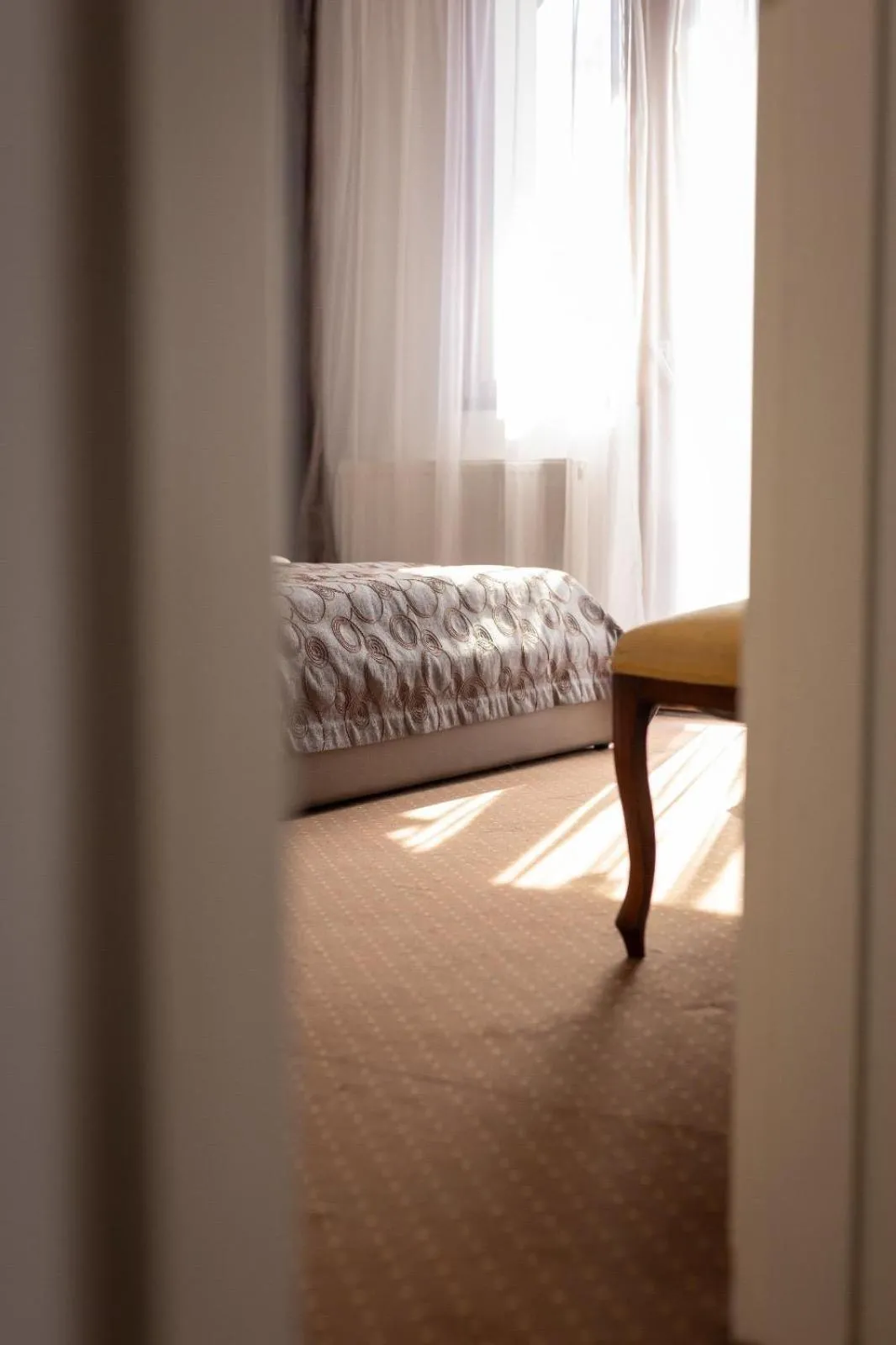 Bed in Pensiunea Restaurant Al Gallo