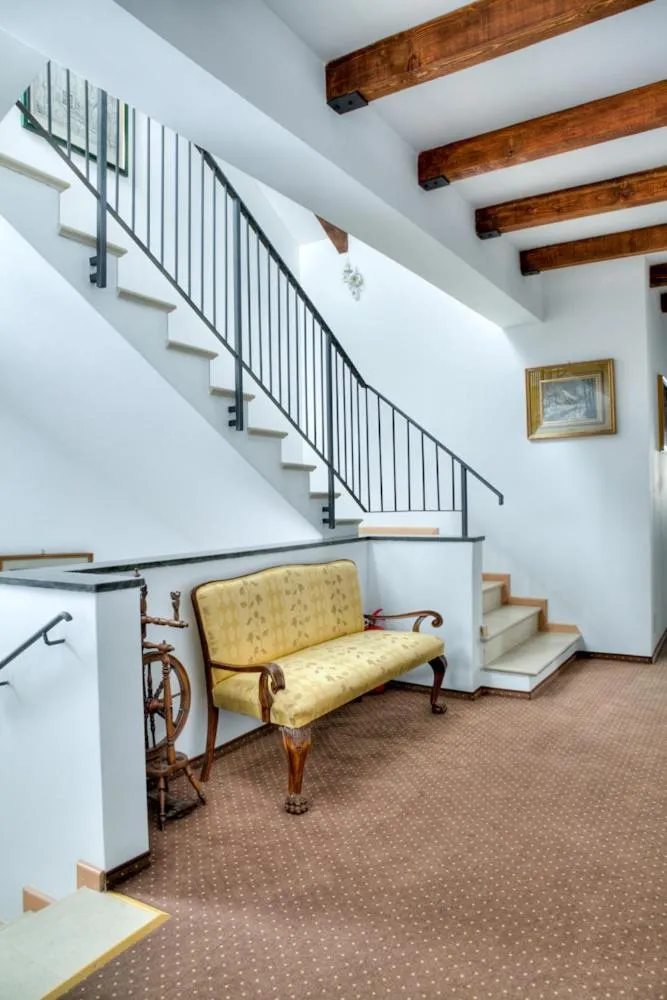 Seating area in Trattoria Al Gallo
