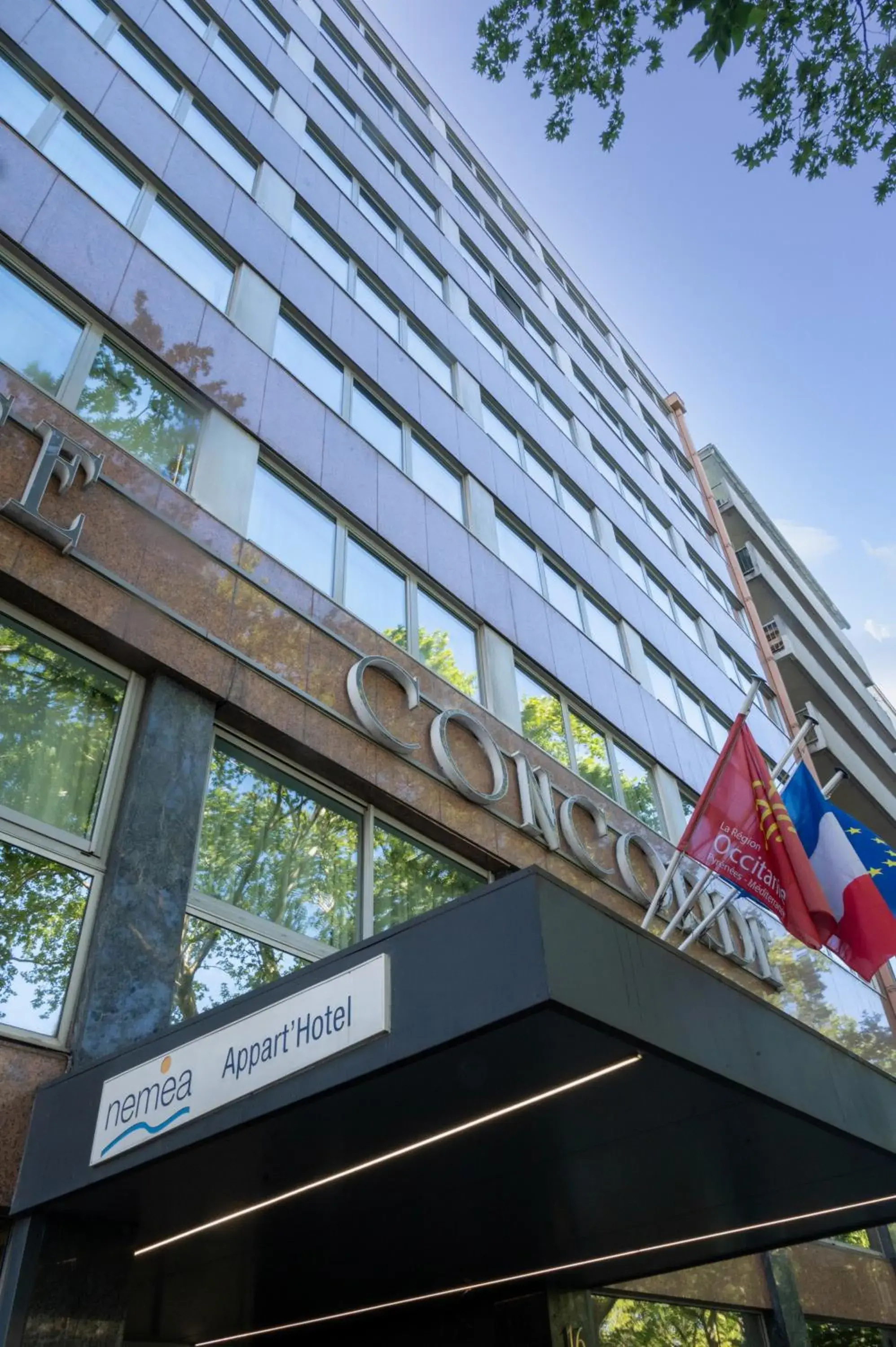 Property building in Nemea Appart Hotel Concorde Toulouse Gare Matabiau Property building in Nemea Appart Hotel Concorde Toulouse Gare Matabiau