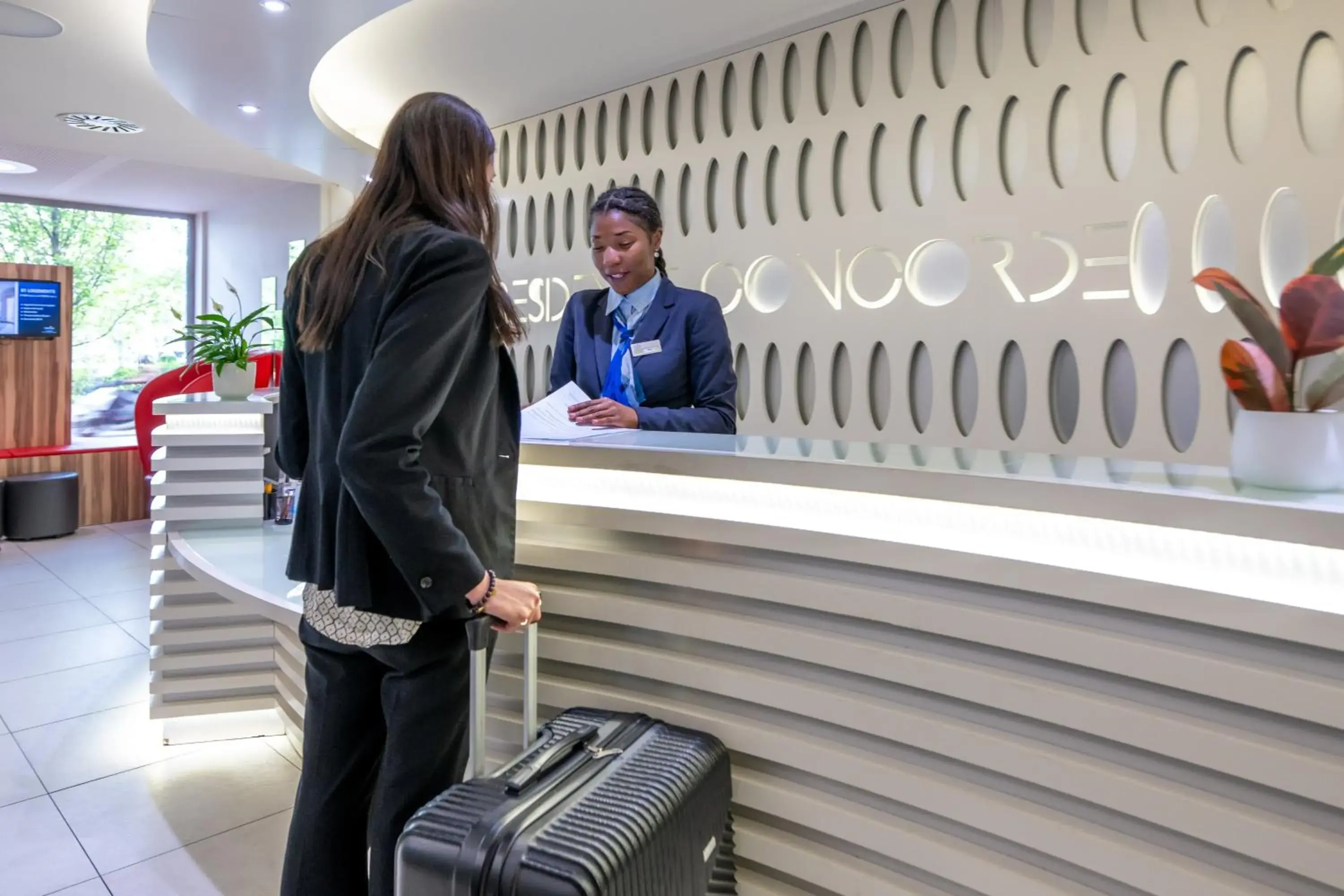 Lobby or reception in Nemea Appart Hotel Concorde Toulouse Gare Matabiau Lobby or reception in Nemea Appart Hotel Concorde Toulouse Gare Matabiau