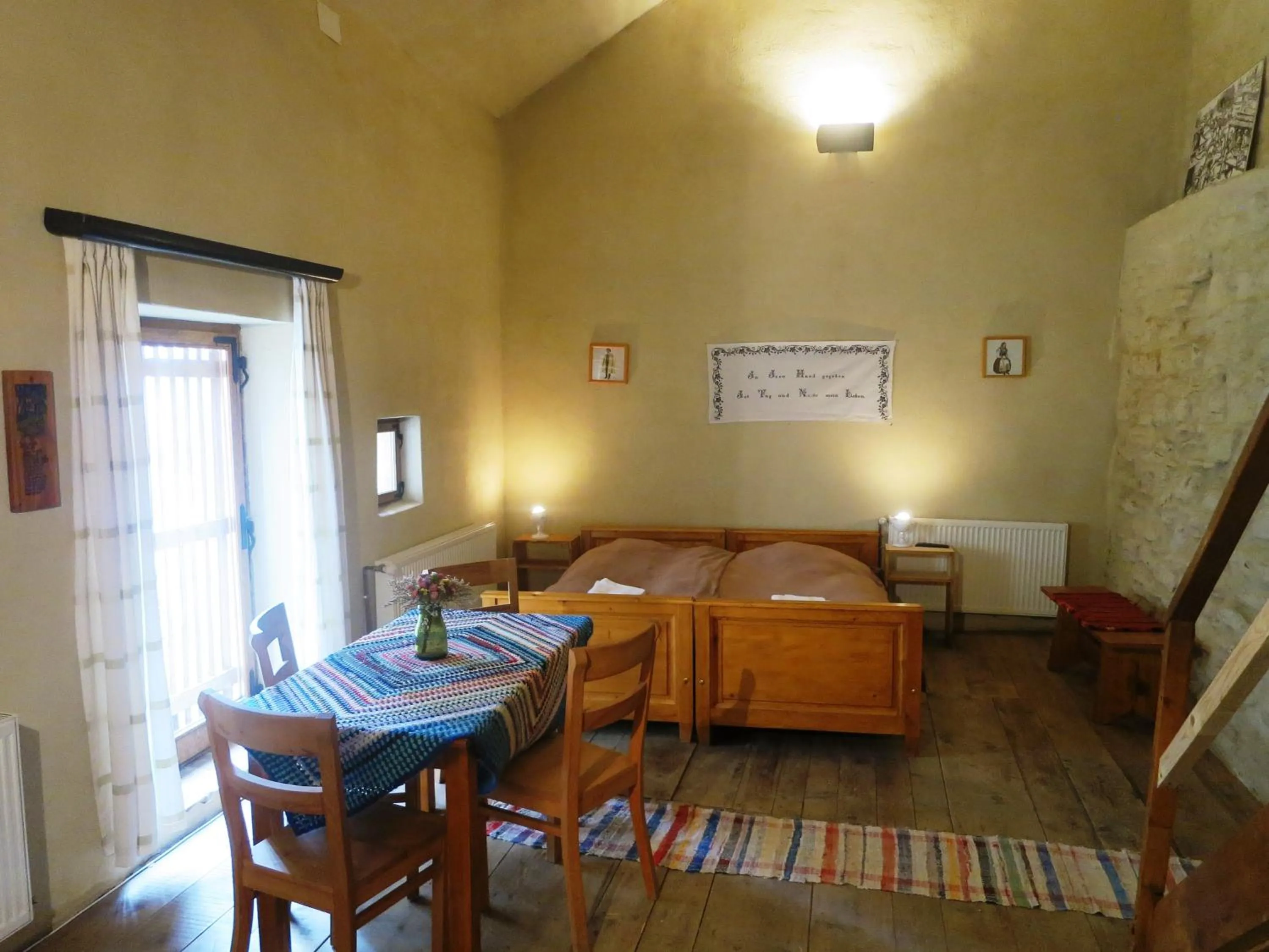Bedroom in Medieval Apartments Frauendorf