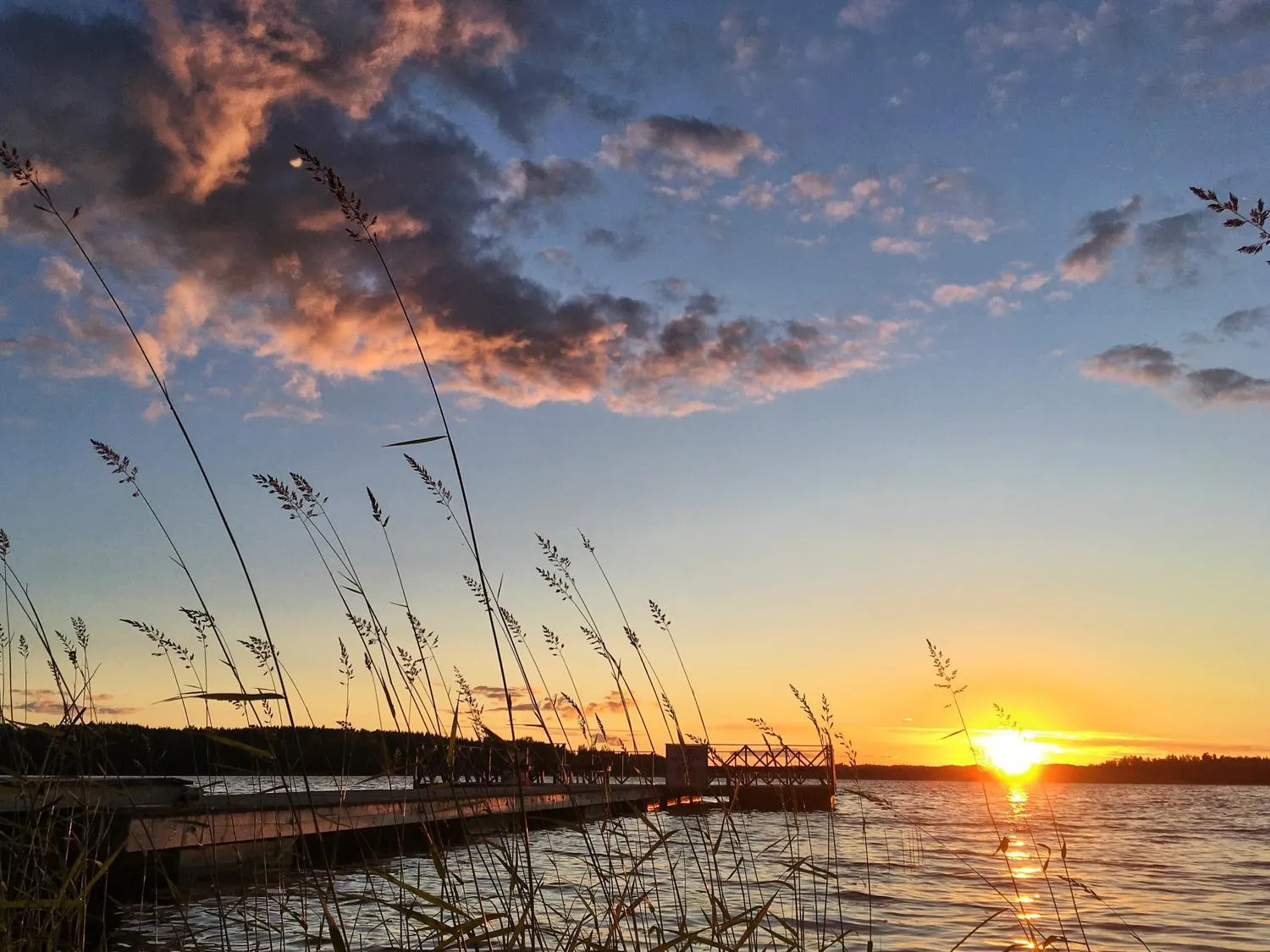 Sunset in Holiday Village Kukkapää