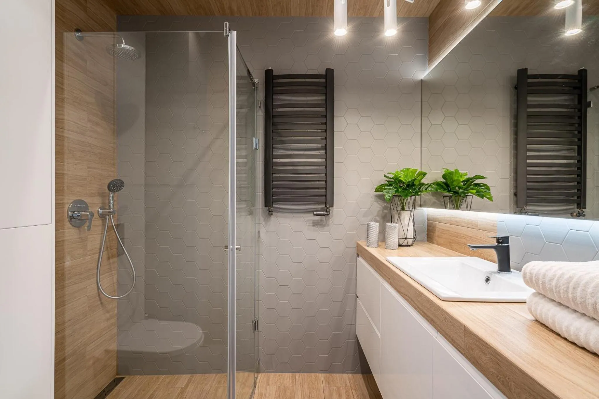 Bathroom in Art Apart River View Wrocław