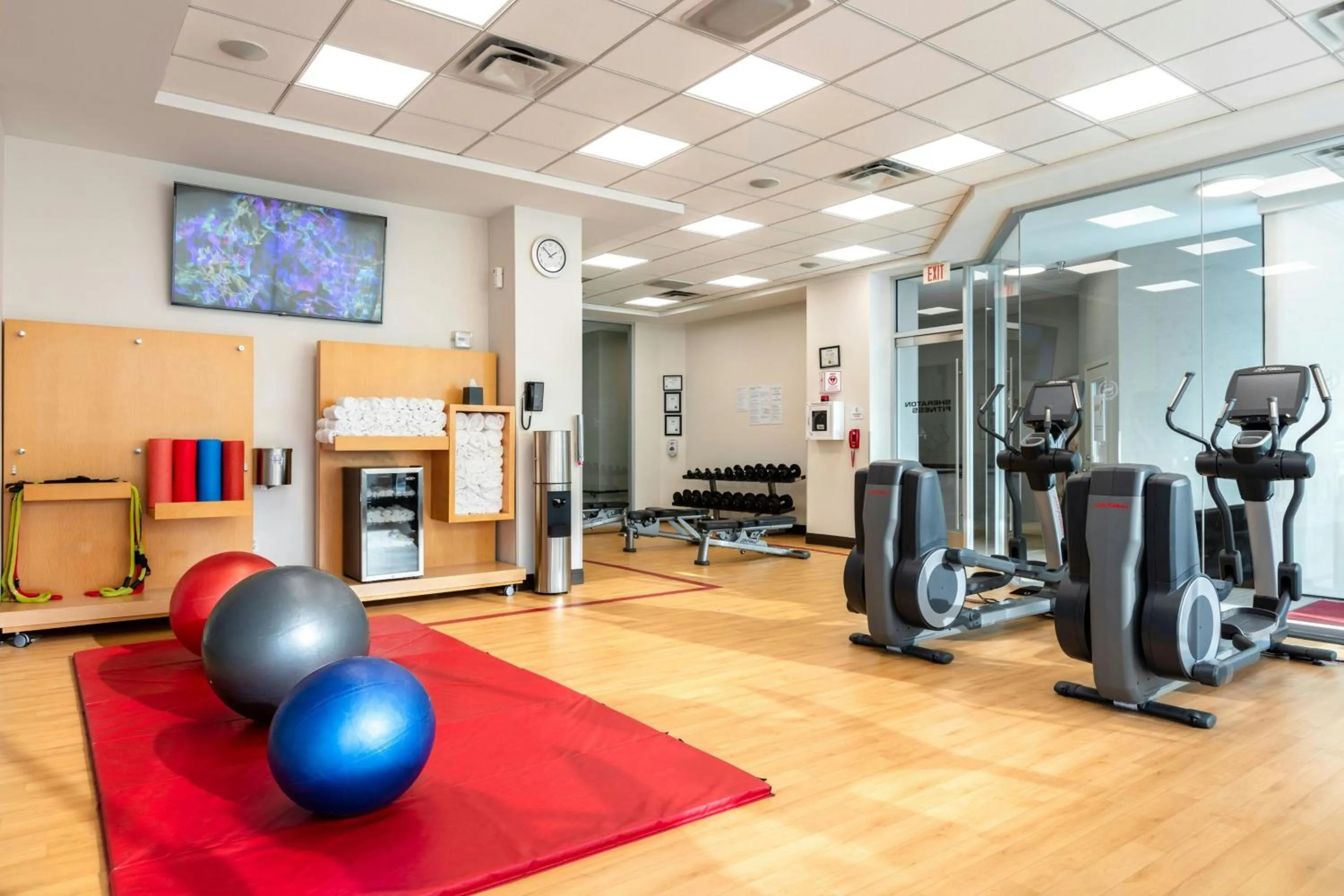 Fitness centre/facilities in Sheraton Vancouver Guildford Hotel