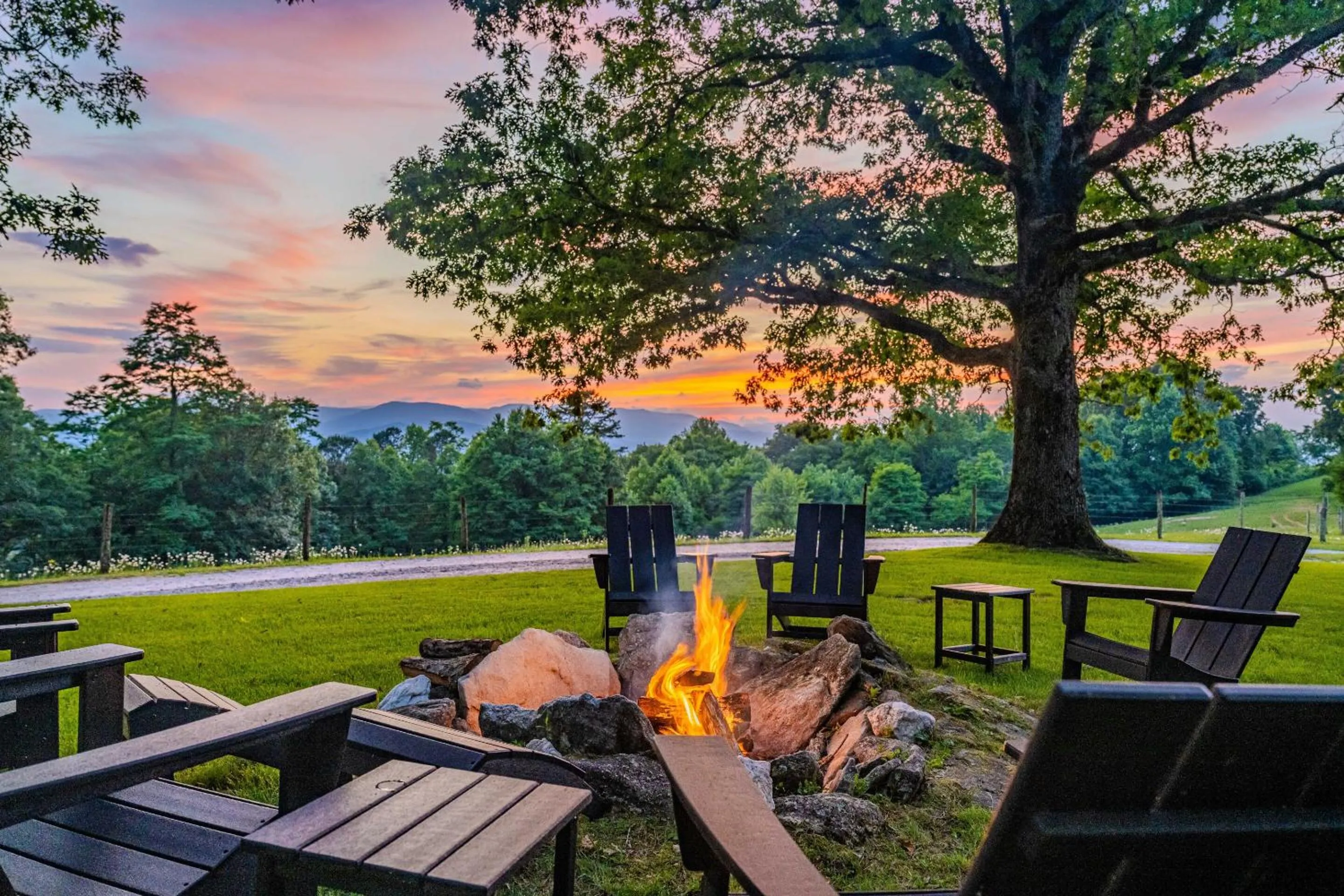 Natural landscape in Fire Mountain