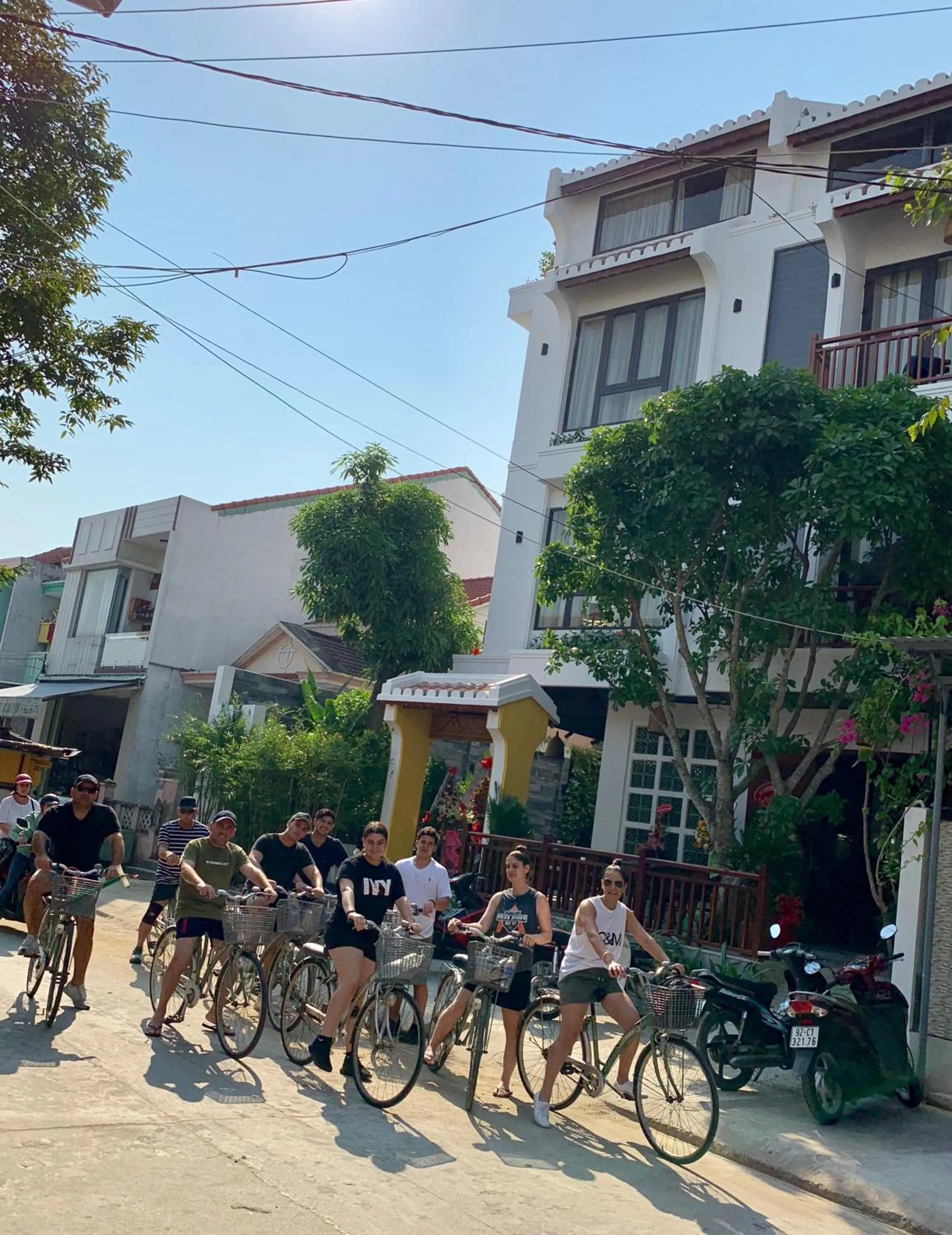 group of guests in La An Central Boutique Villa