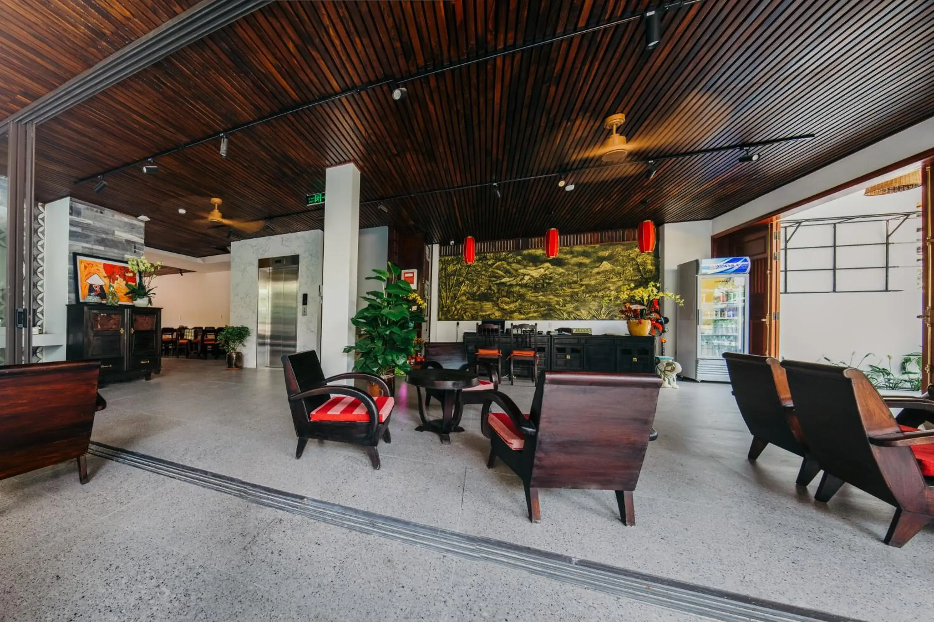 Lobby or reception in La An Central Boutique Villa Lobby or reception in La An Central Boutique Villa