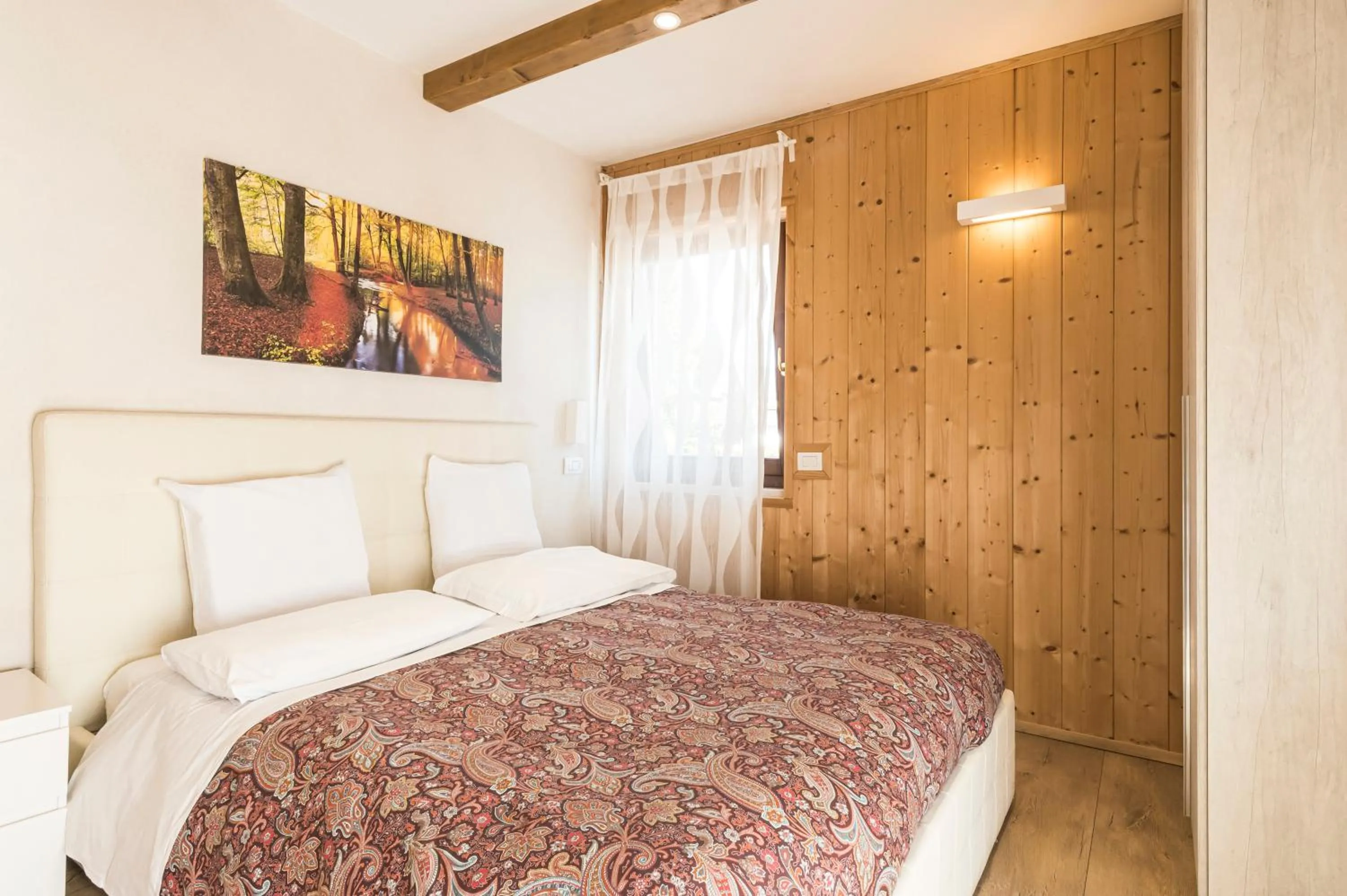 Bed in Hotel Vescovi