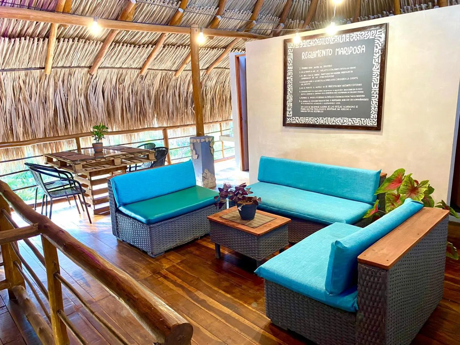 Living room in Villa Eden Palomino