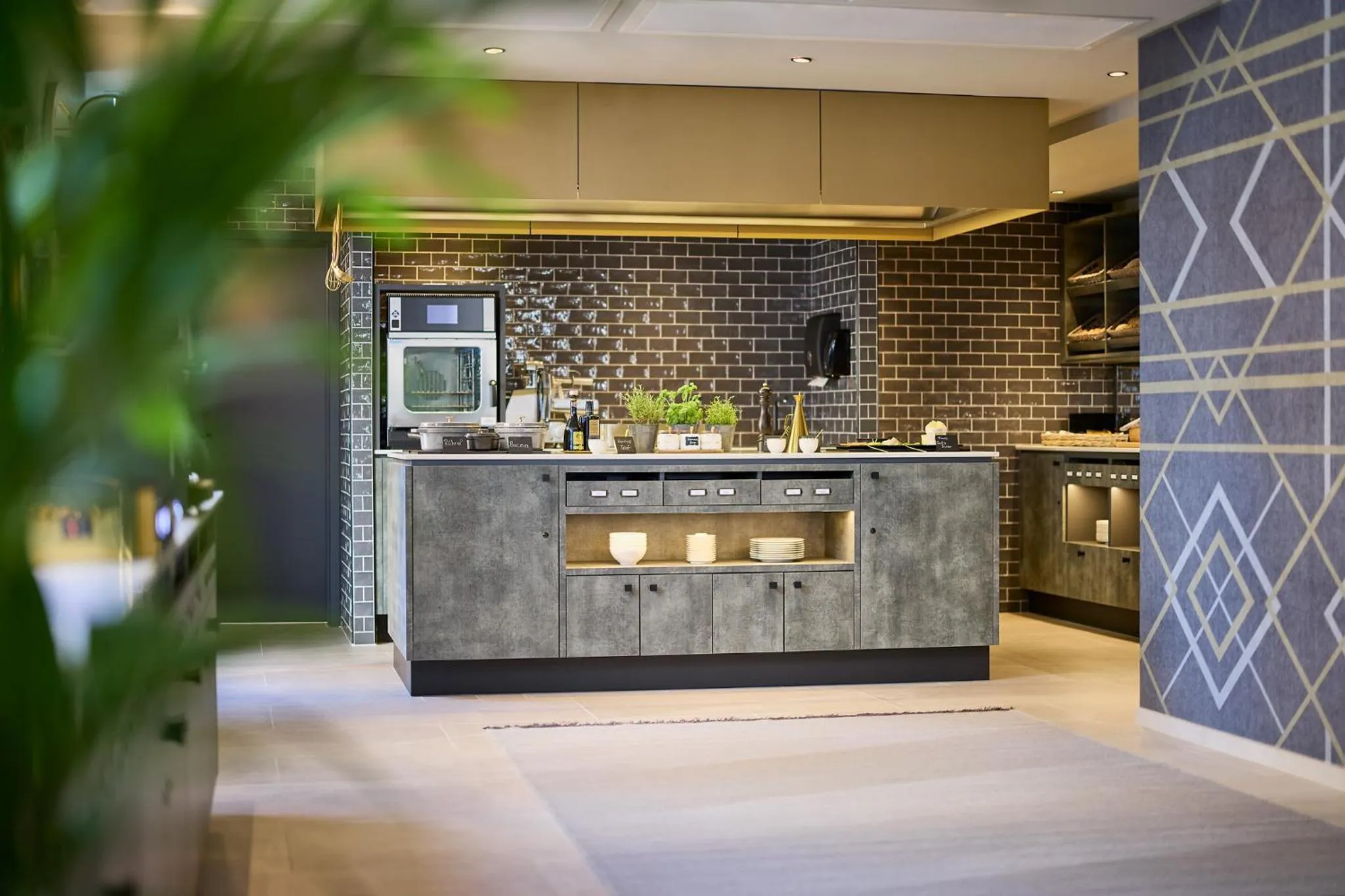 kitchen in Postboutique Hotel Wuppertal