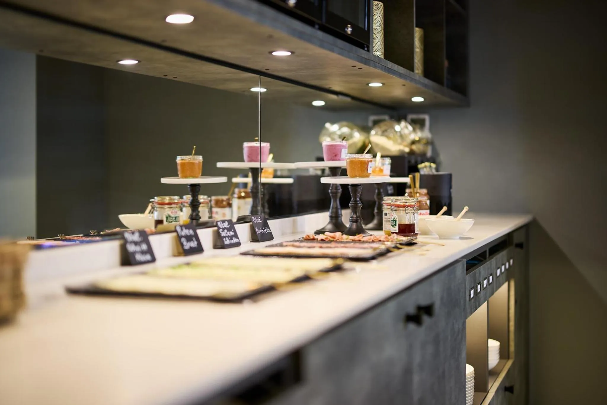 Buffet breakfast in Postboutique Hotel Wuppertal