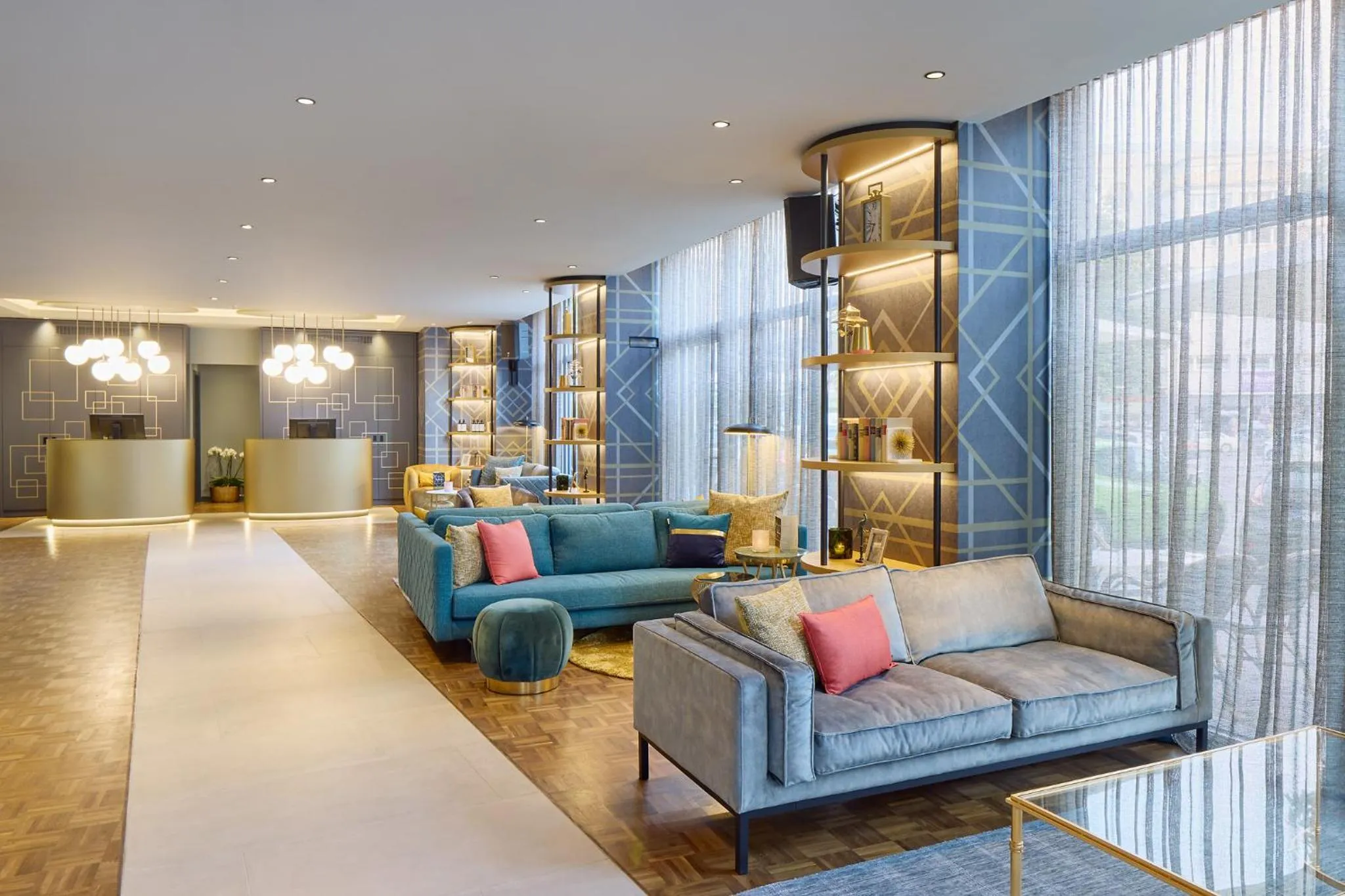 Lobby or reception in Postboutique Hotel Wuppertal