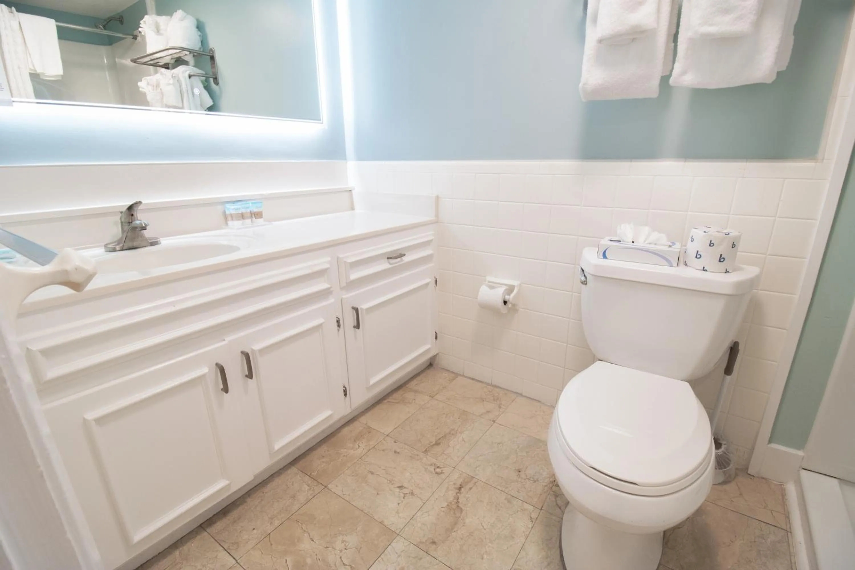 Toilet in Oceanfront Litchfield Inn