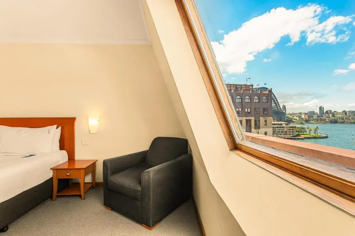 Bed in Sydney Harbour Hotel Bed in Sydney Harbour Hotel