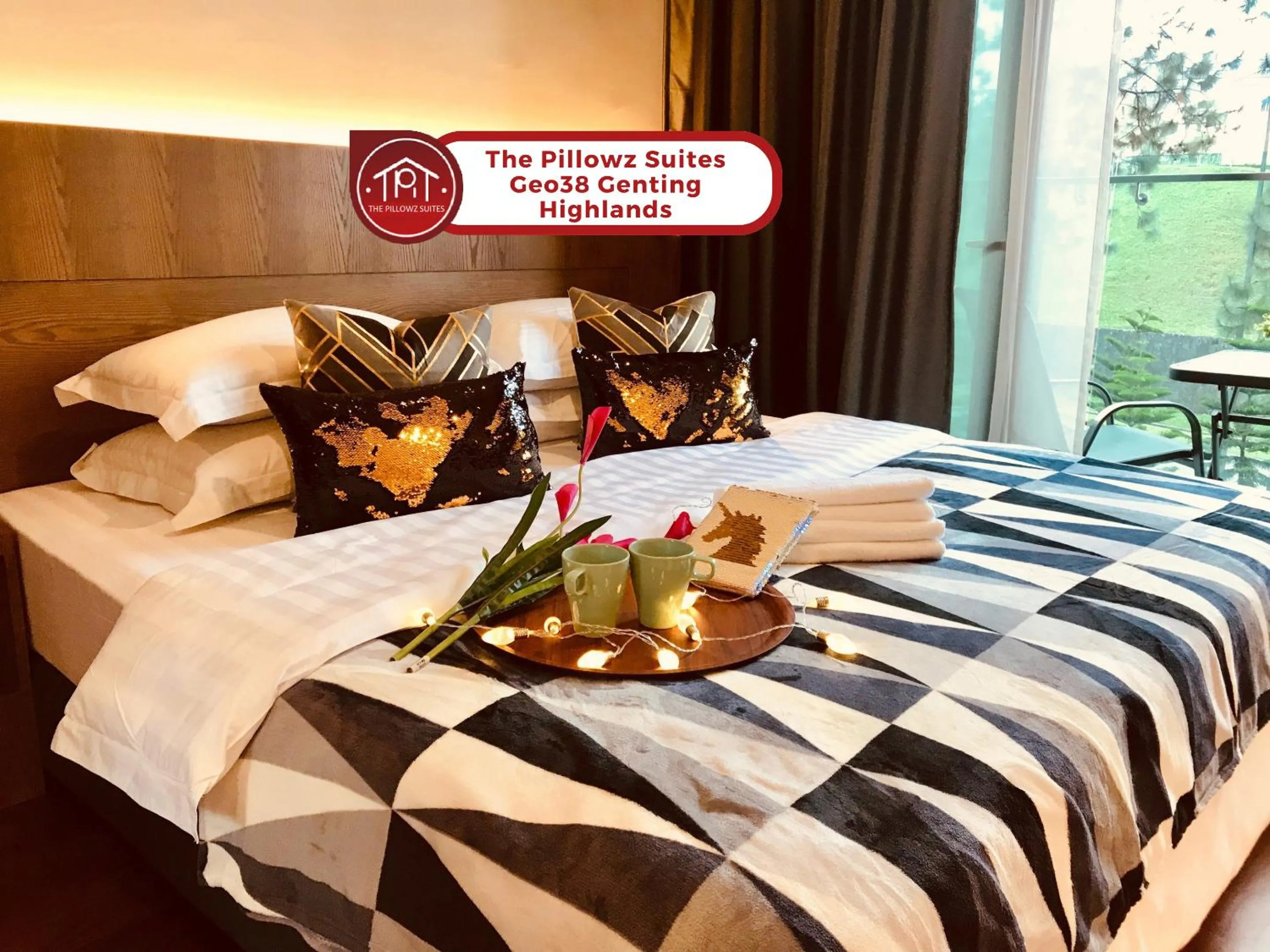 Bed in Geo38 Prime Suites Genting Highlands