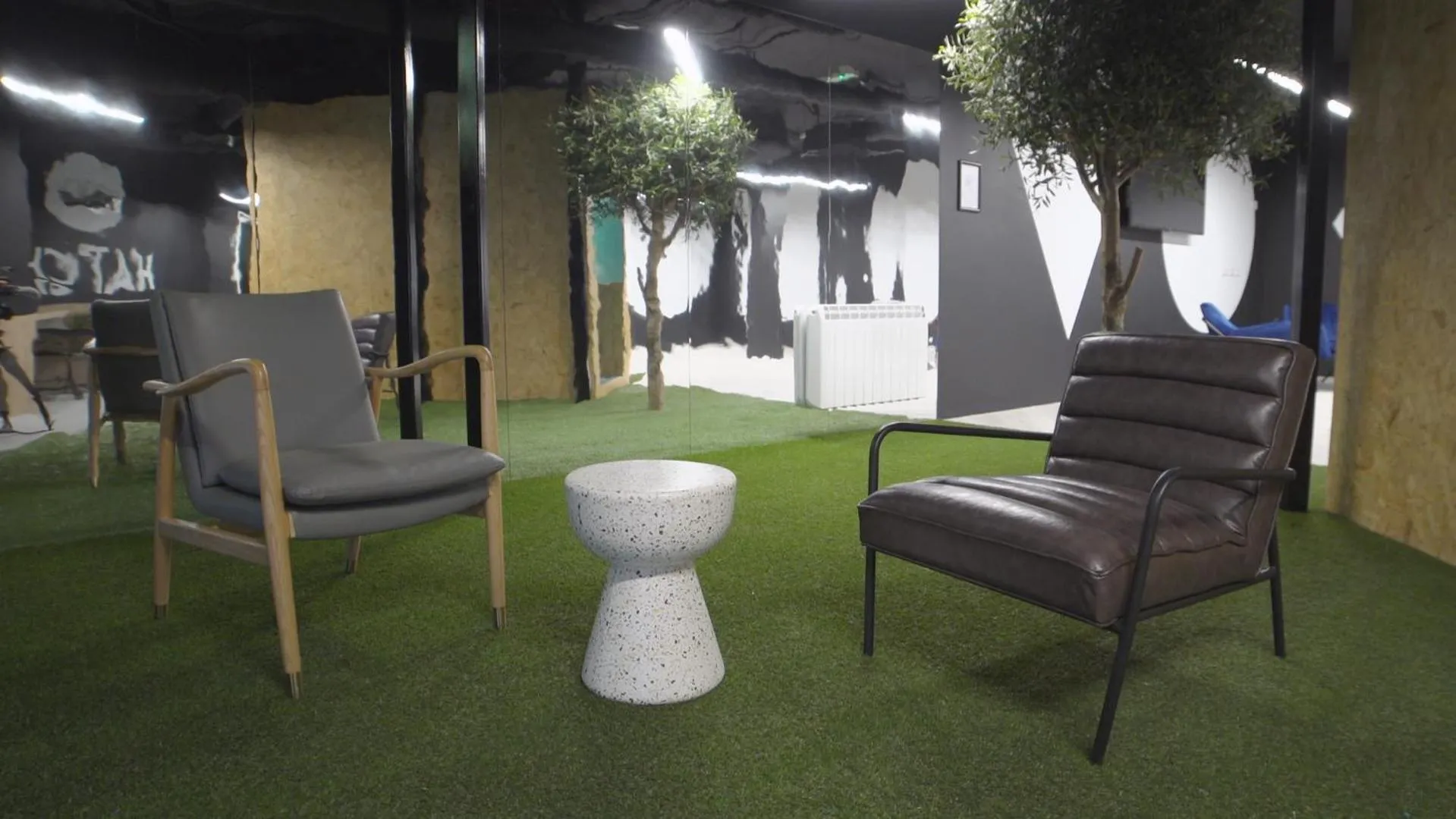 Seating area in Copley Court