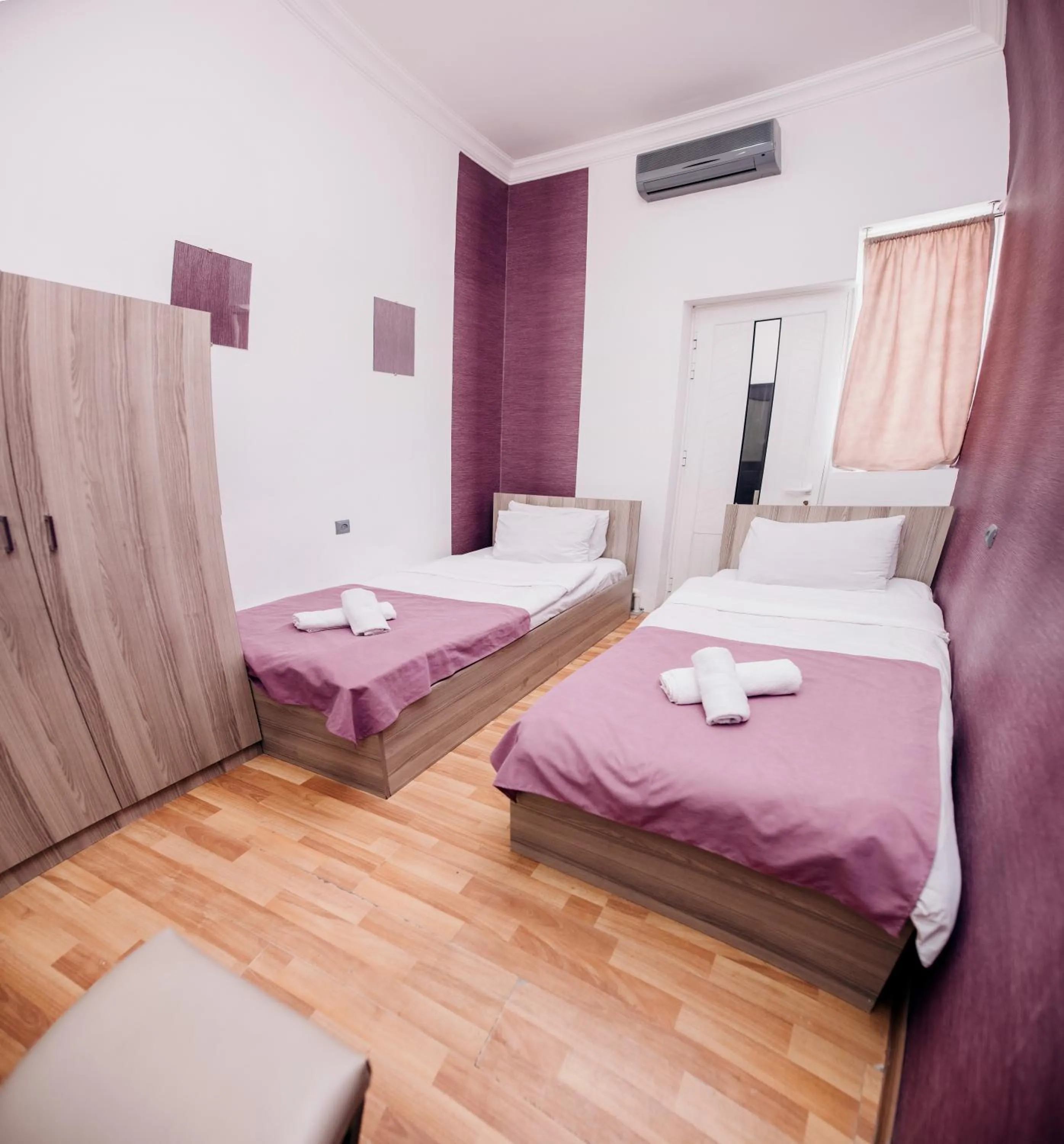 Bed in Nuryan Hotel Yerevan