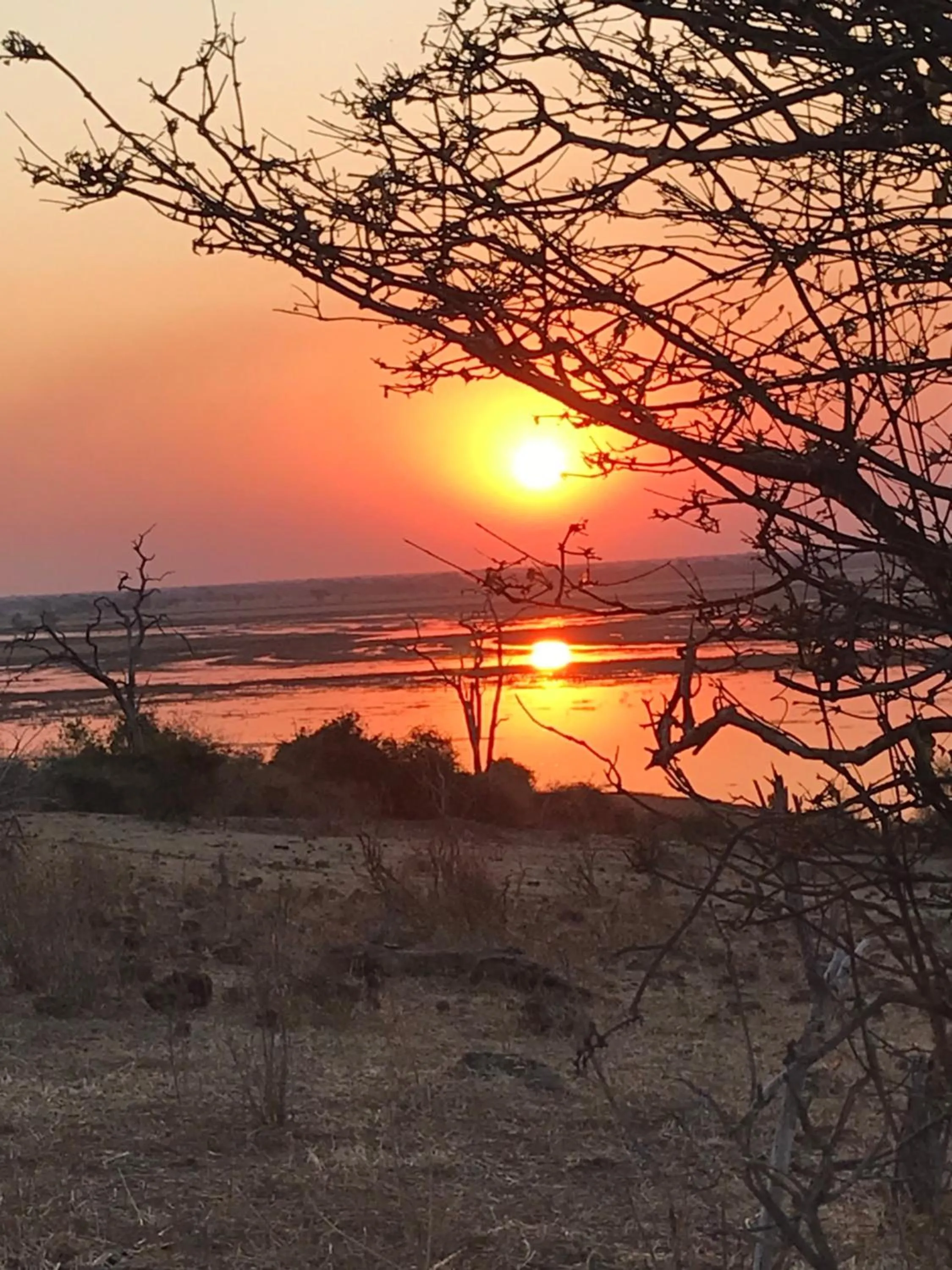 Sunset in Travelodge Kasane