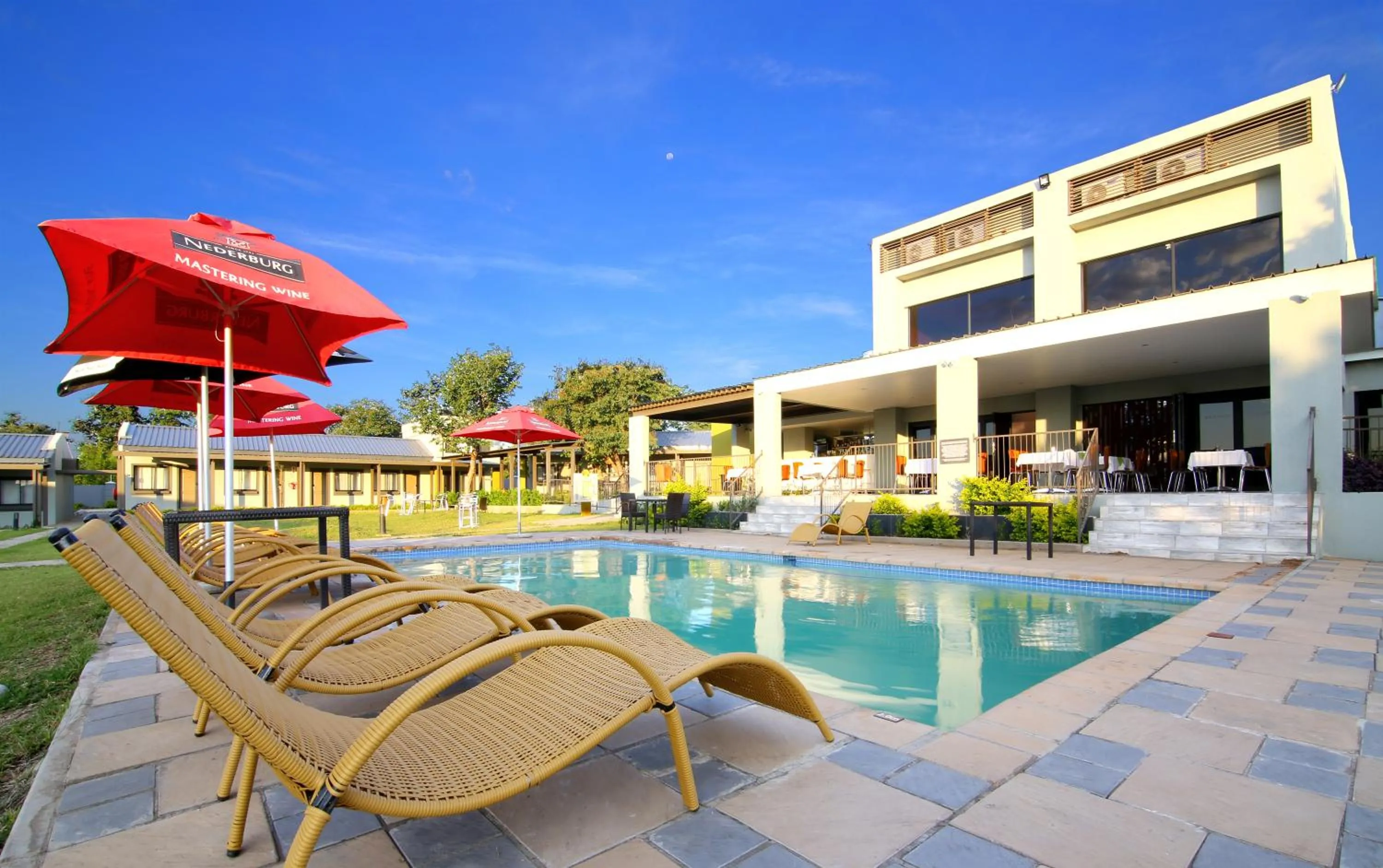 Swimming pool in Travelodge Kasane