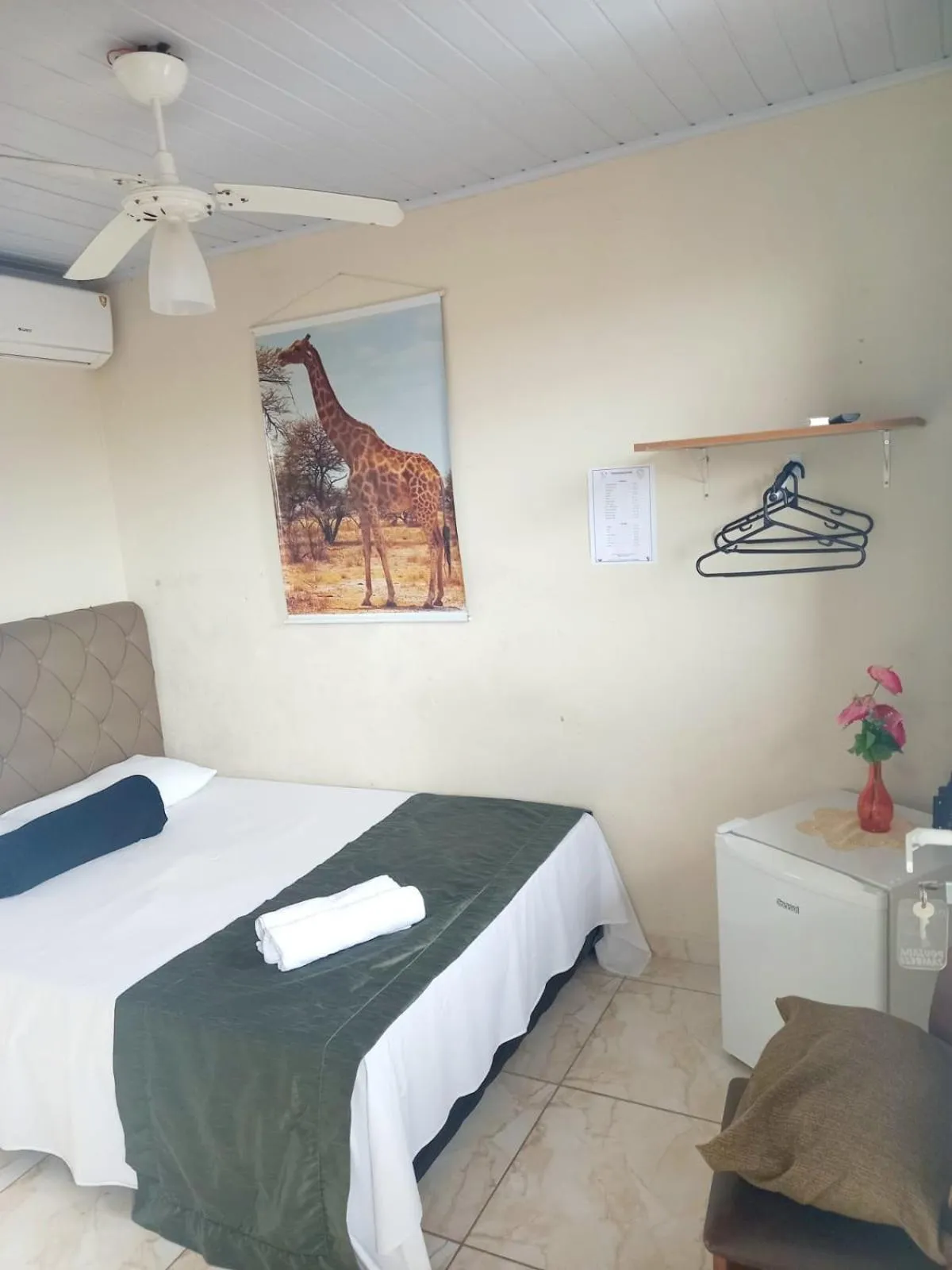 Bed in Pousada Zambeze