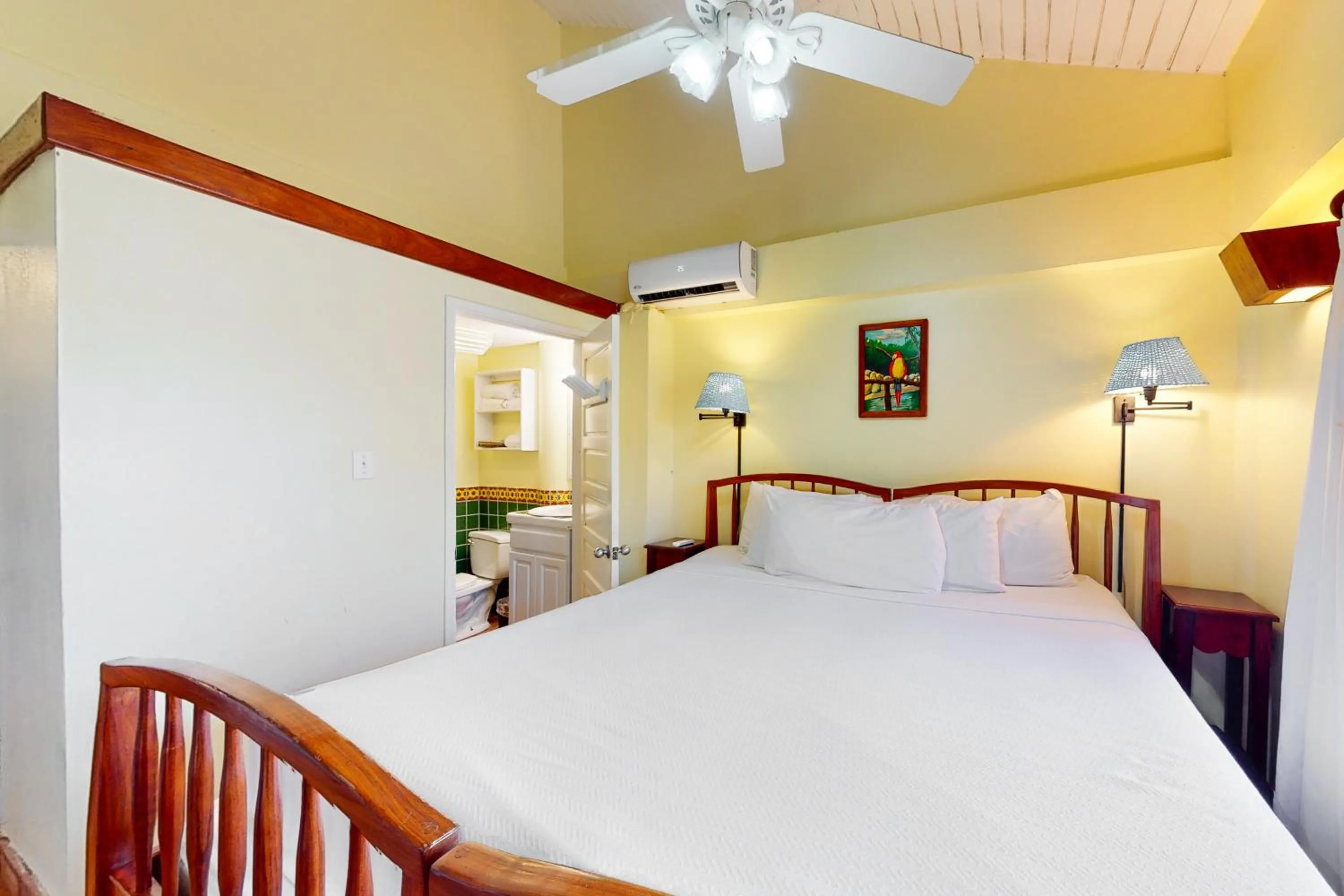 Bed in Condo #27 @ Beachside Villas