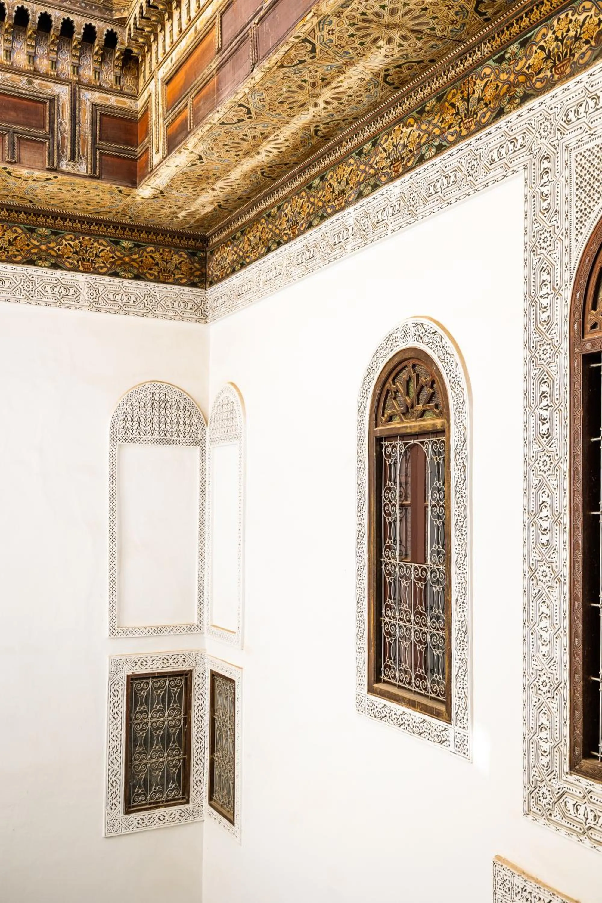 Decorative detail in Riad Tizwa Fes