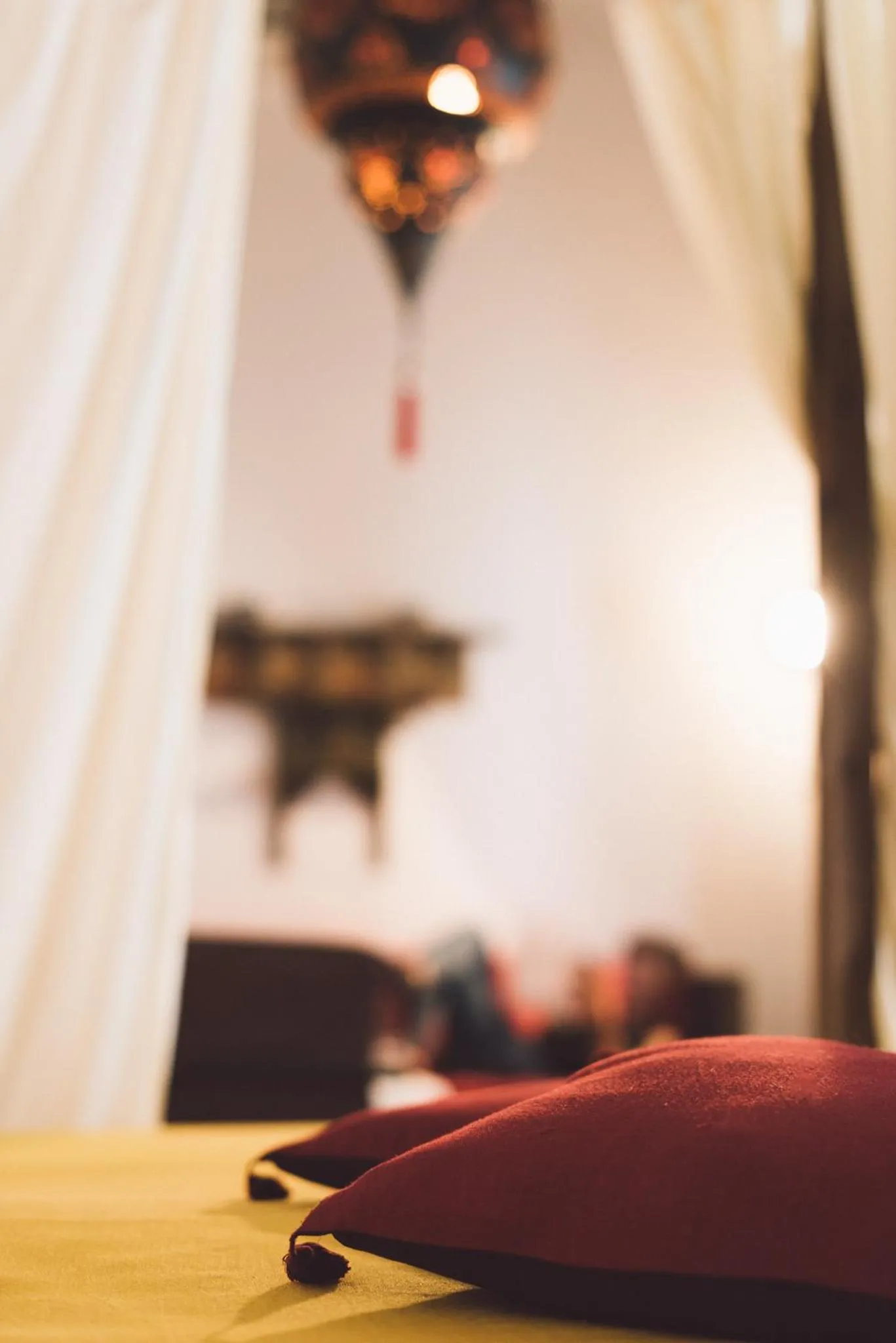 Bed in Riad Tizwa Fes