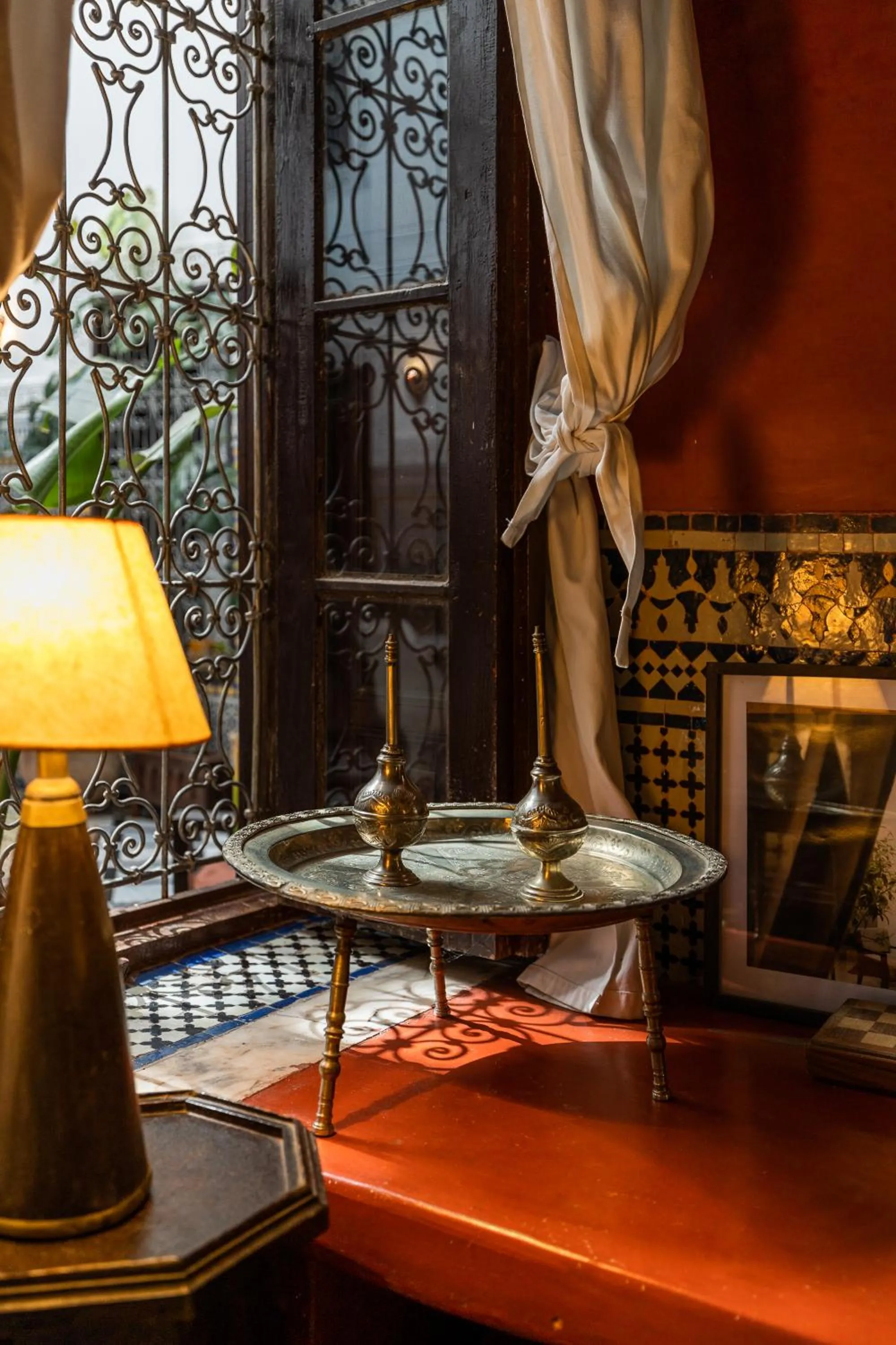 Living room in Riad Tizwa Fes