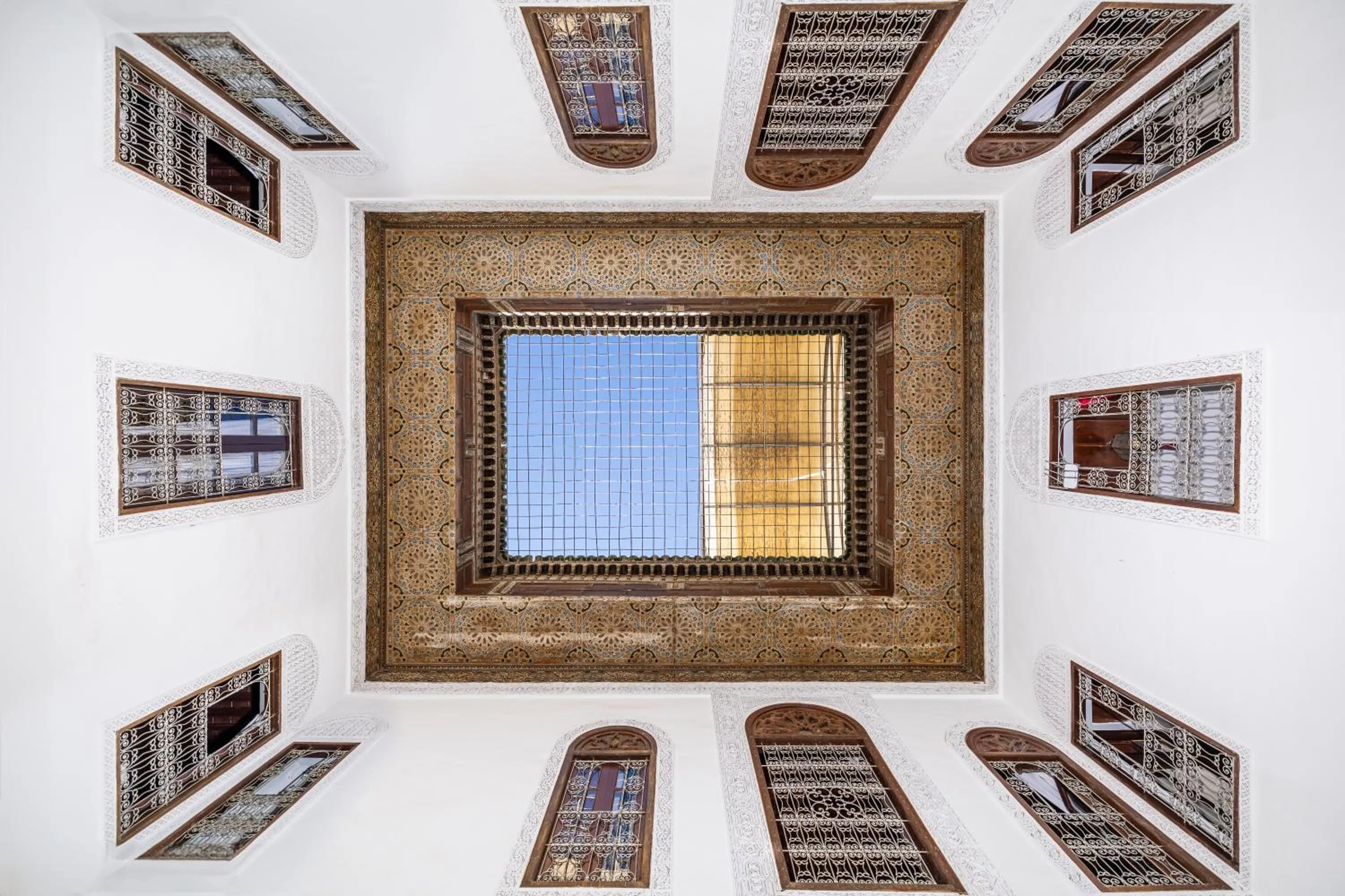 Decorative detail in Riad Tizwa Fes