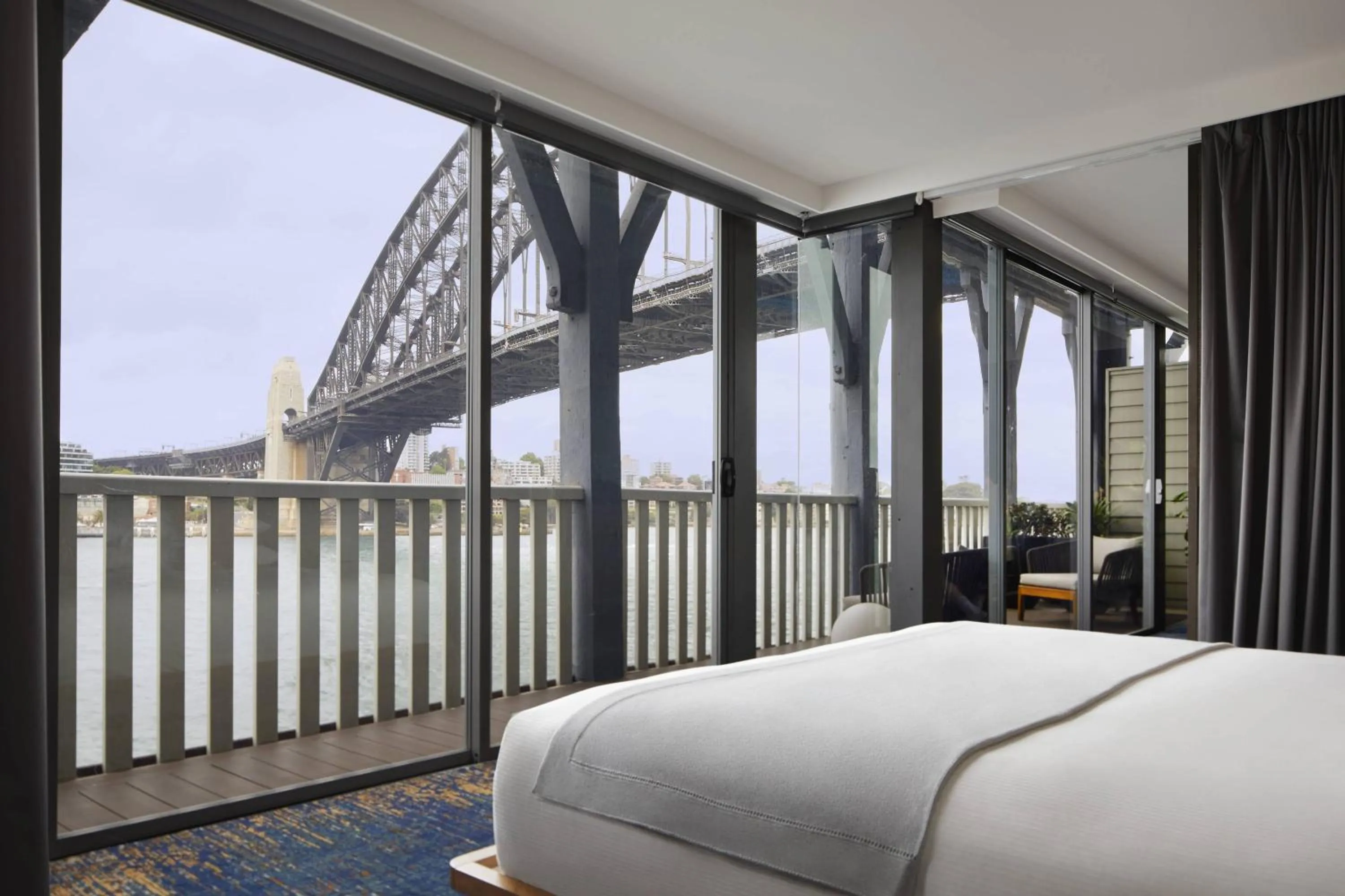 Photo of the whole room, Bed in Pier One Sydney Harbour, Autograph Collection