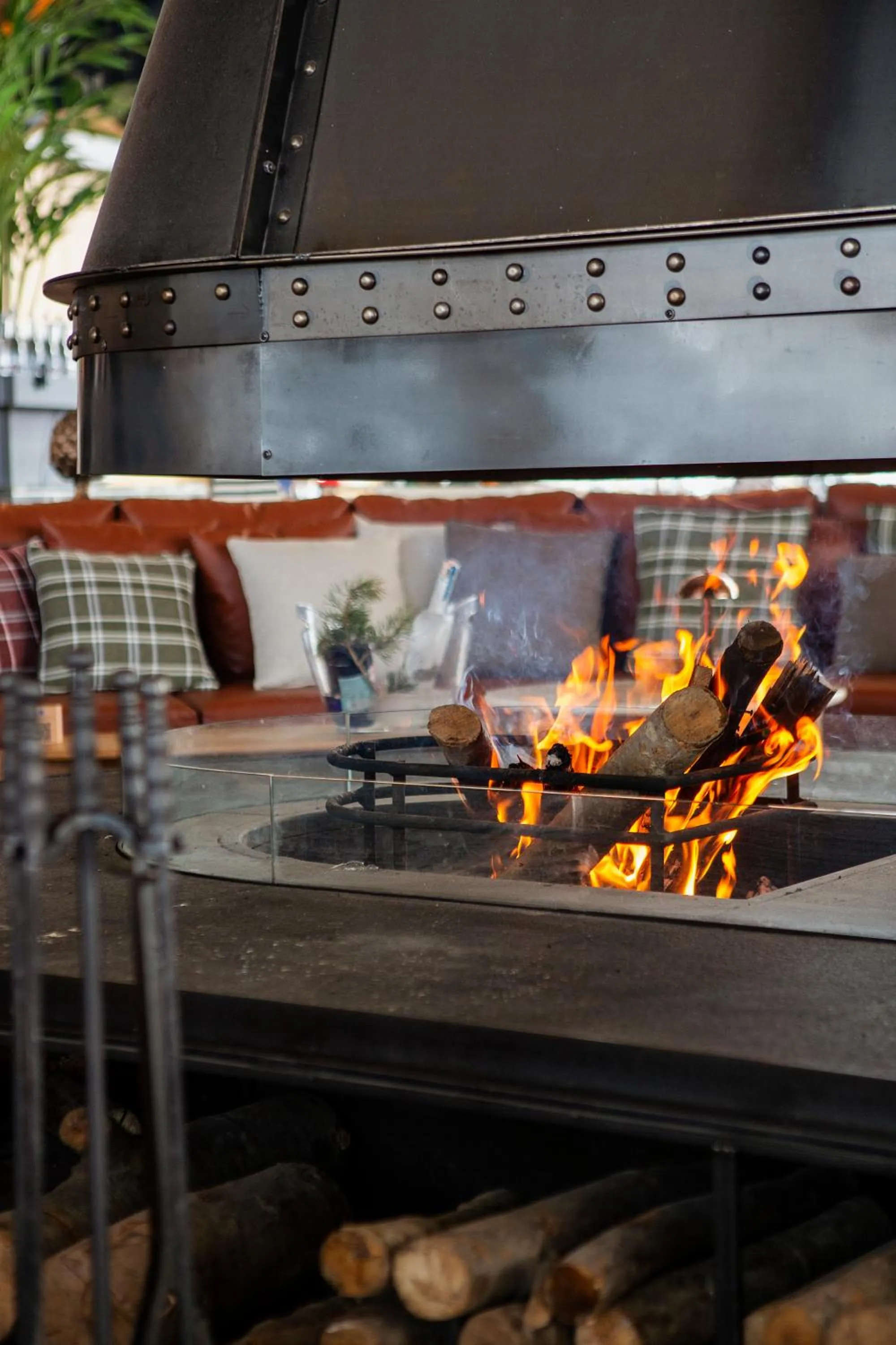 fireplace in Kaya Palazzo Ski & Mountain Resort