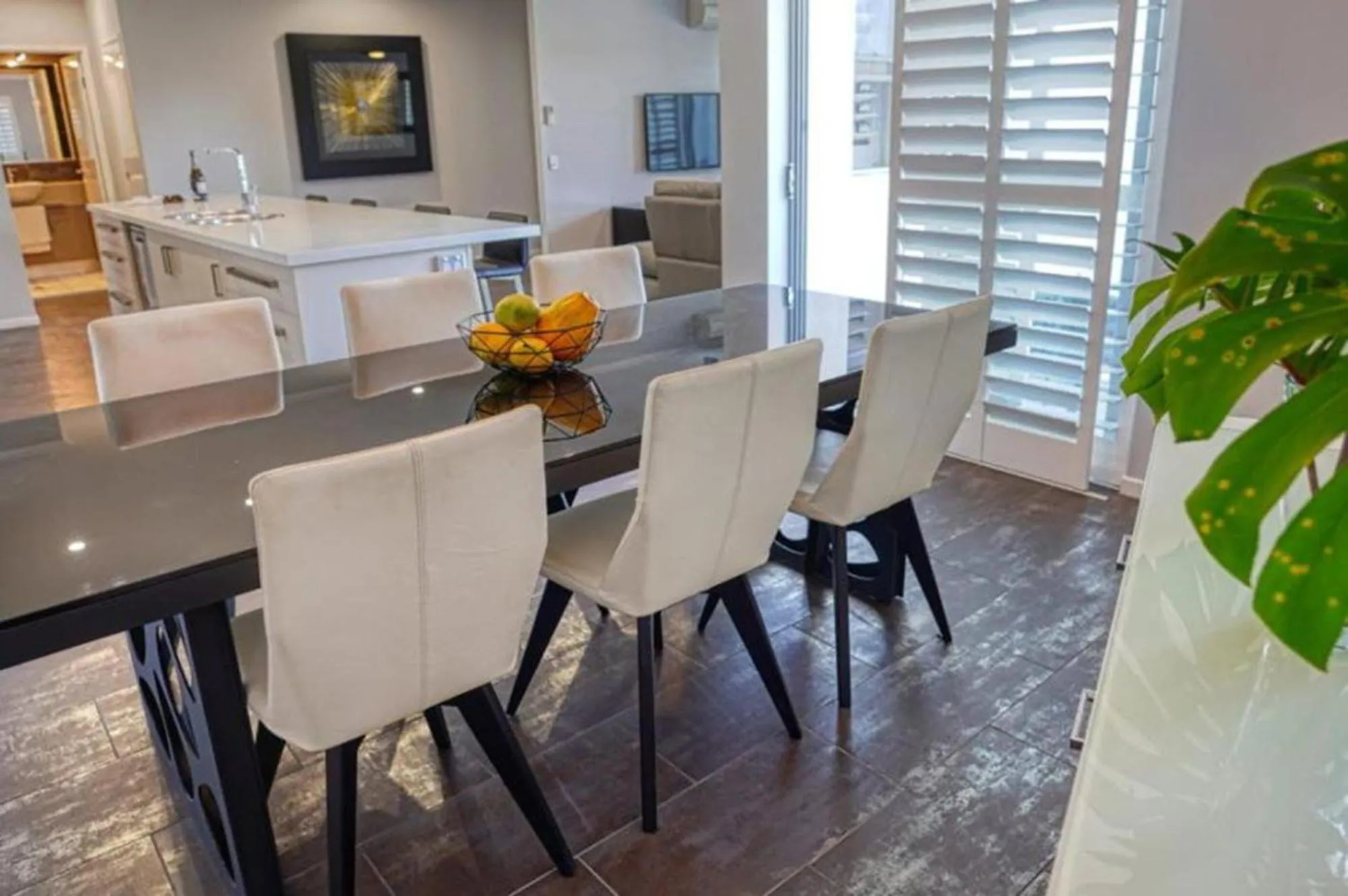 Dining area in Coolum At The Beach