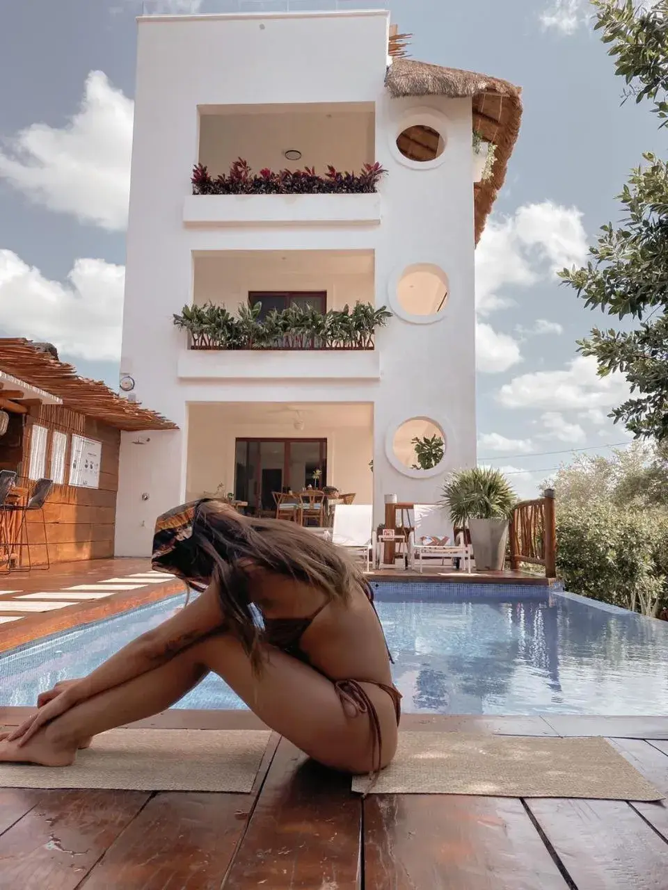 Pool view in Hotel Casa HX - Adults Only Pool view in Hotel Casa HX - Adults Only