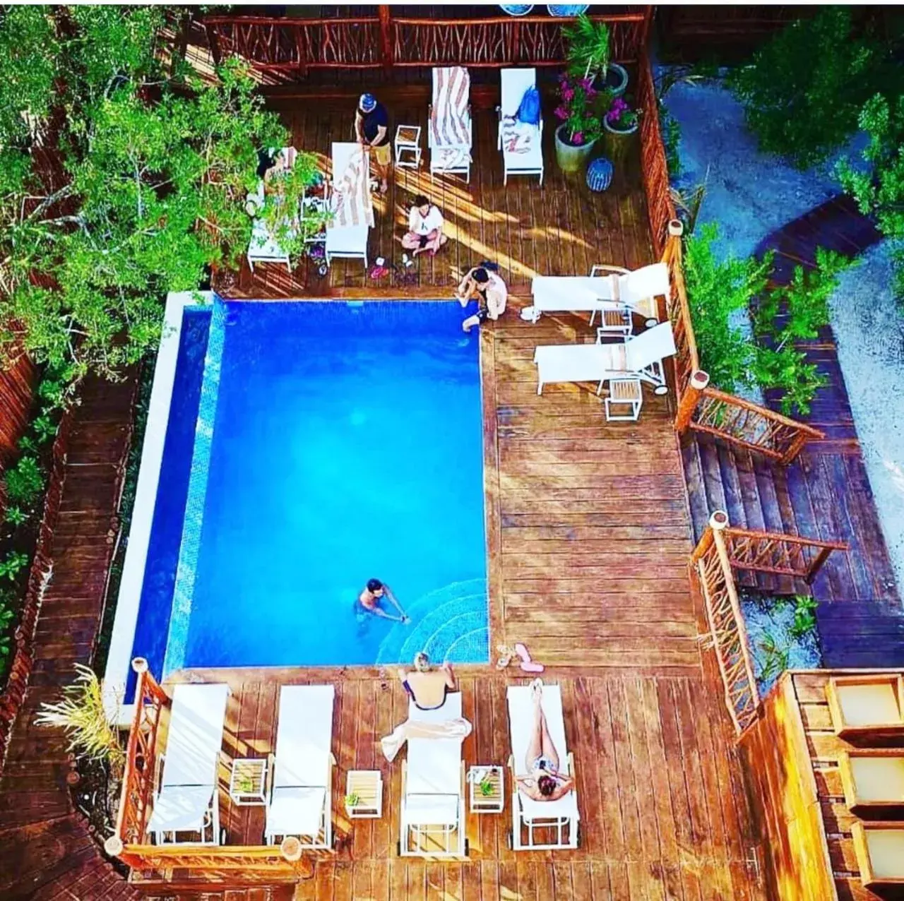 Pool view in Hotel Casa HX - Adults Only Pool view in Hotel Casa HX - Adults Only