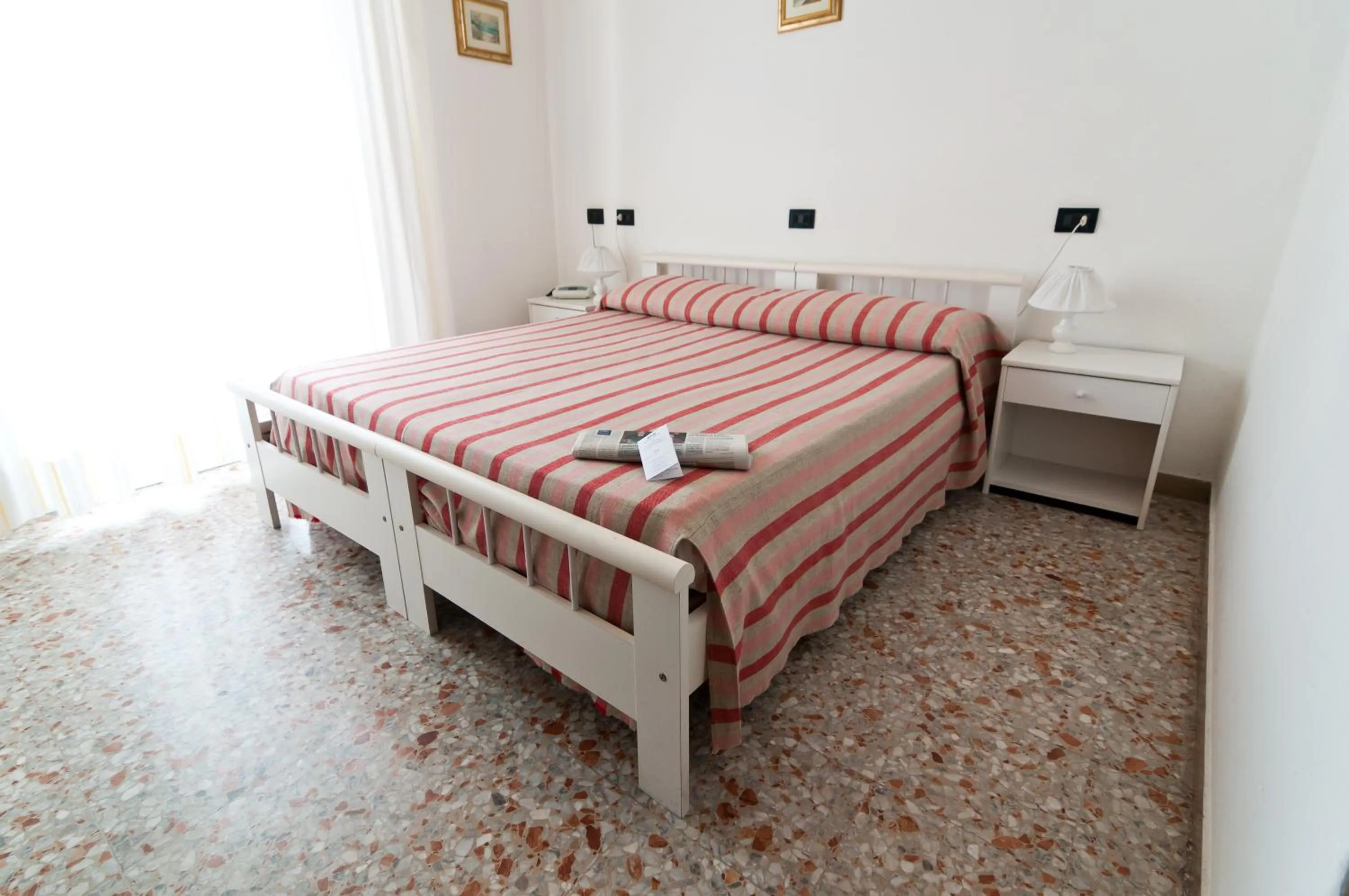 Decorative detail, Bed in Hotel Milan