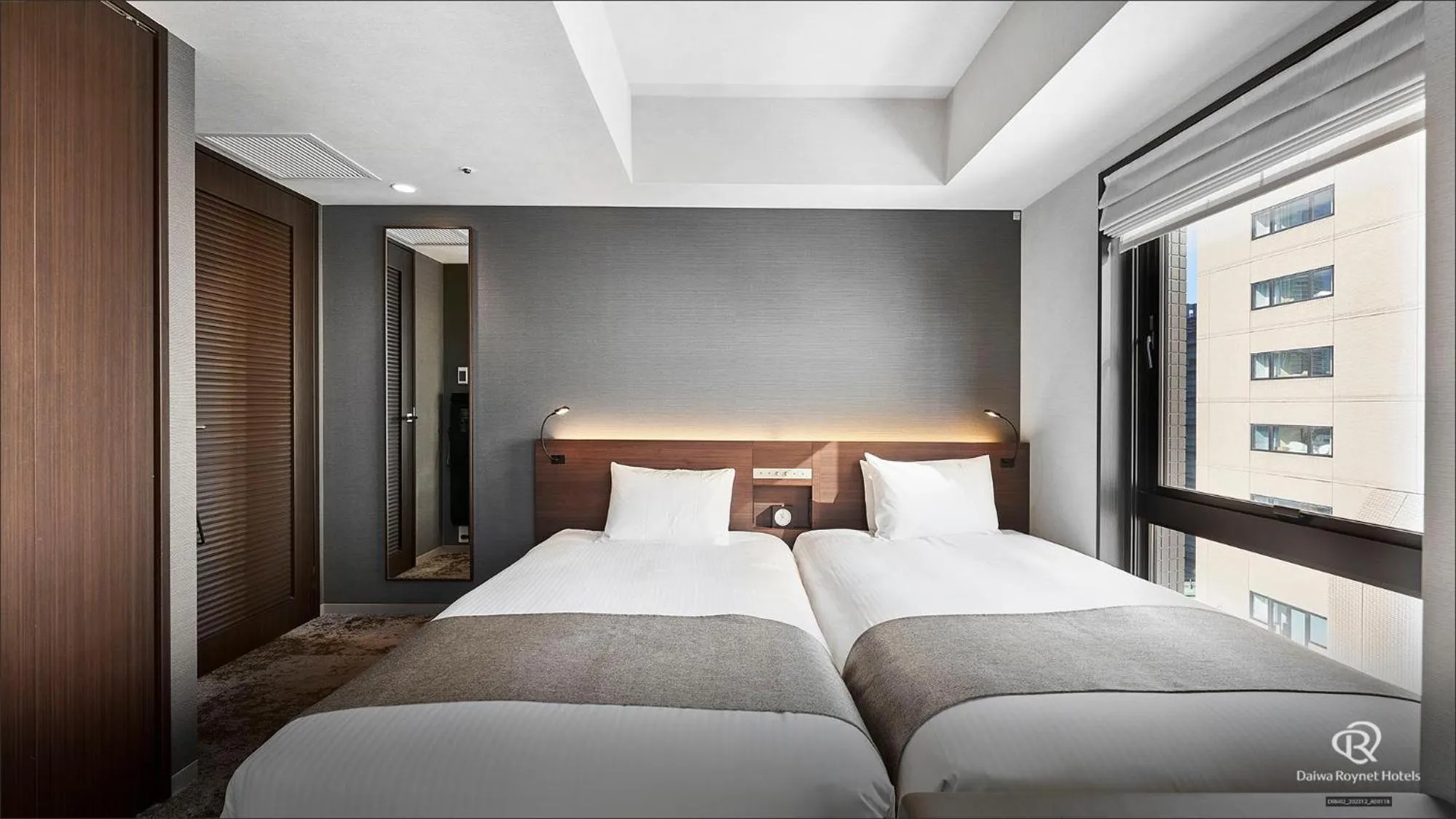 Bed in Daiwa Roynet Hotel Shimbashi