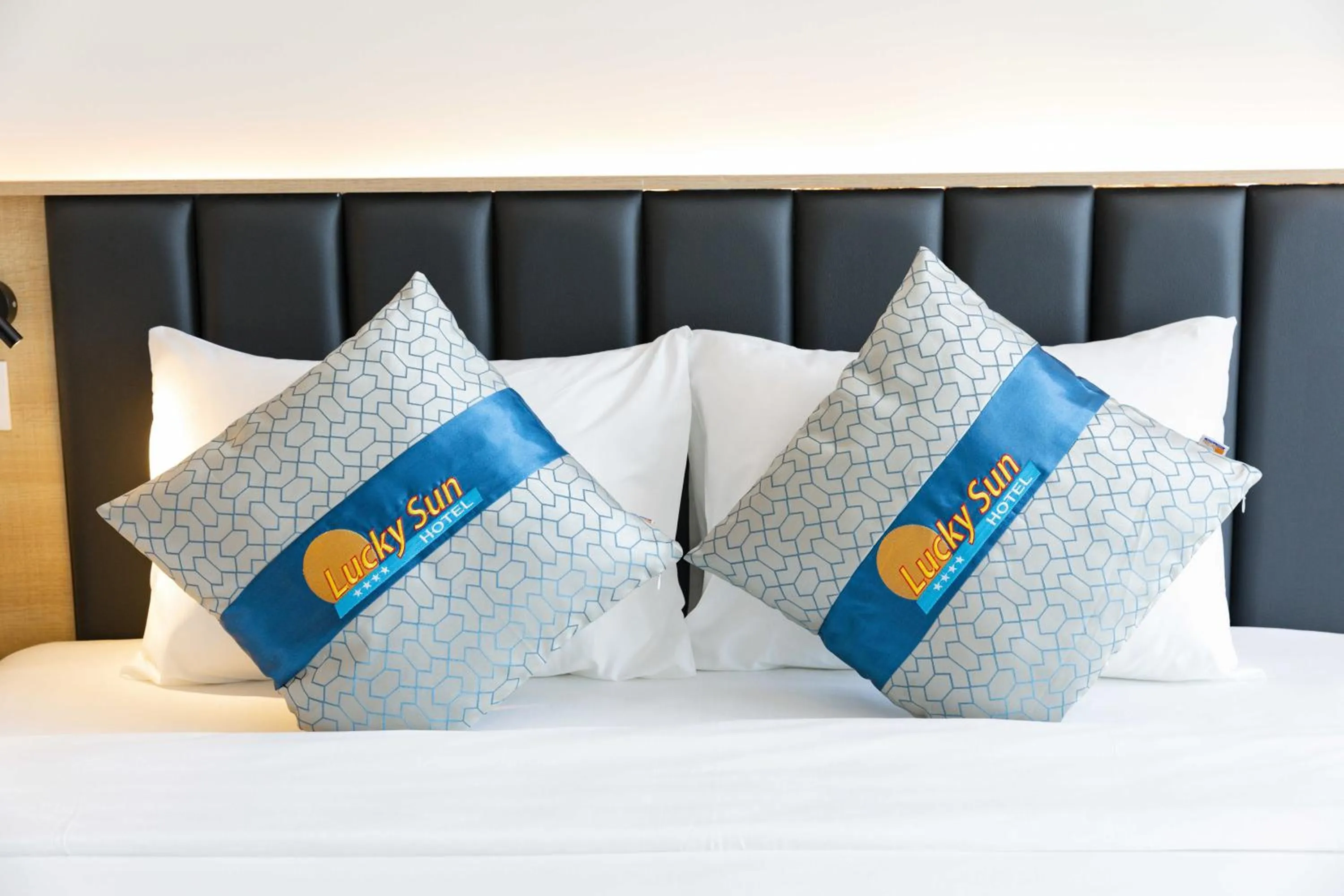 Bed in Lucky Sun Hotel Nha Trang Beach