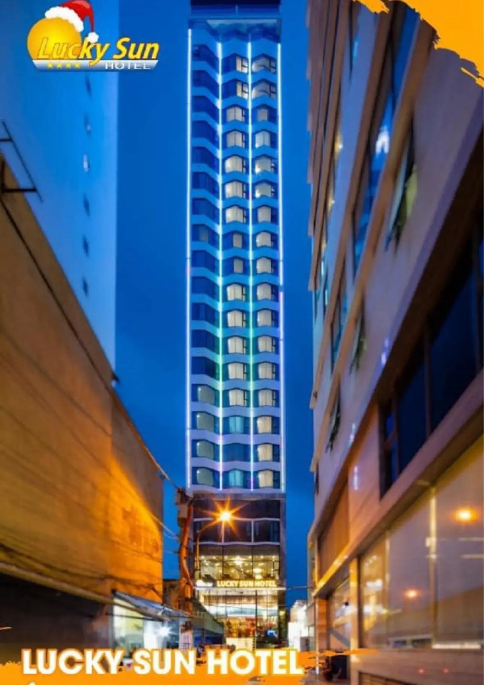 Property building in Lucky Sun Hotel Nha Trang Beach Property building in Lucky Sun Hotel Nha Trang Beach