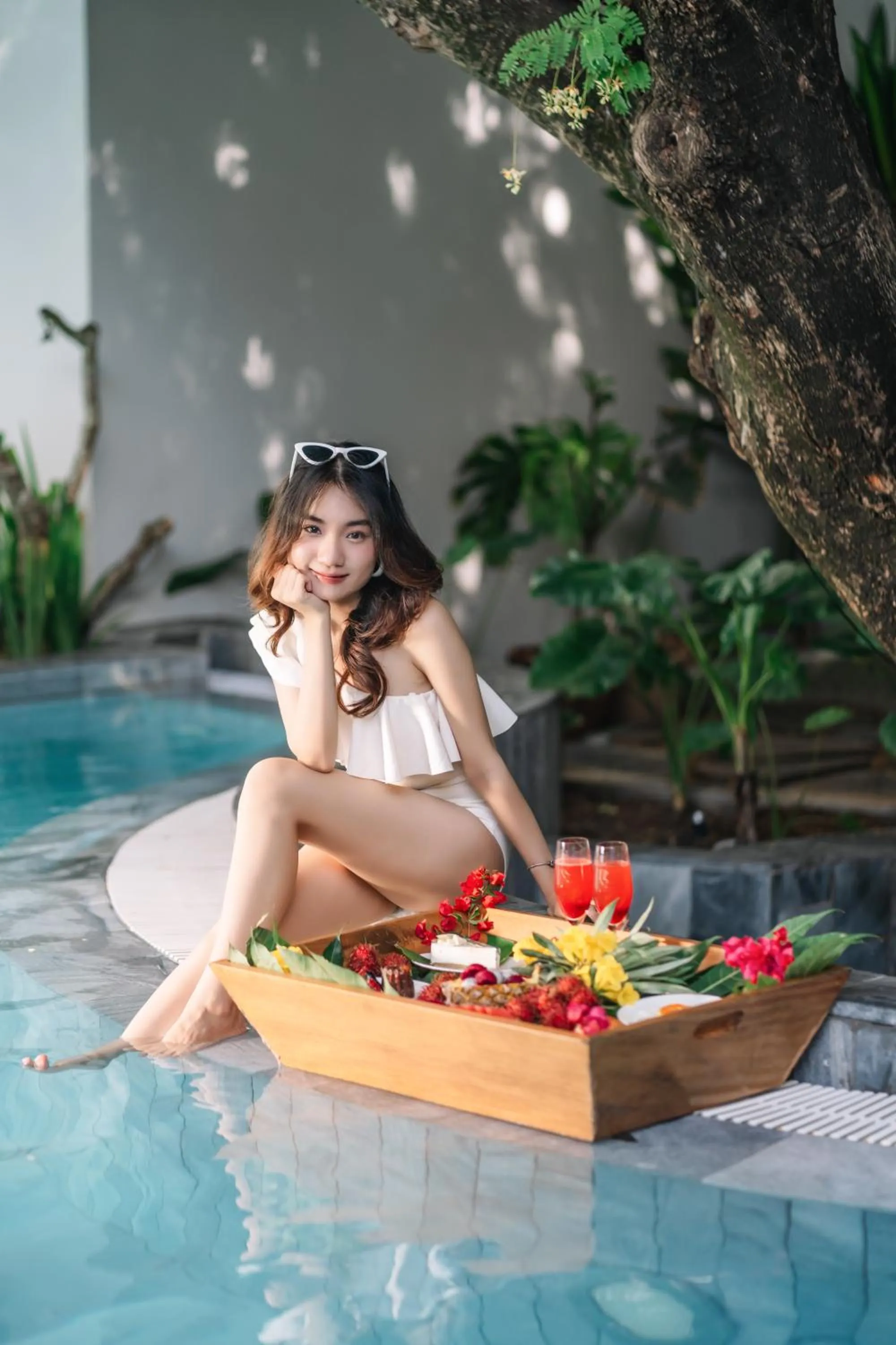 Swimming pool in Salmalia Boutique Hotel & Spa