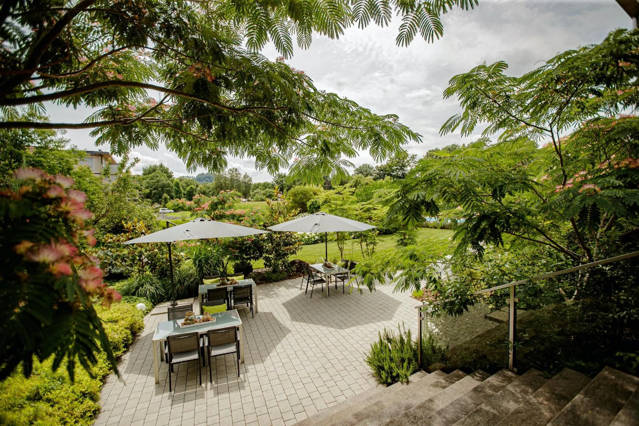 Garden view in Hotel Garni Toscanina - Adults Only