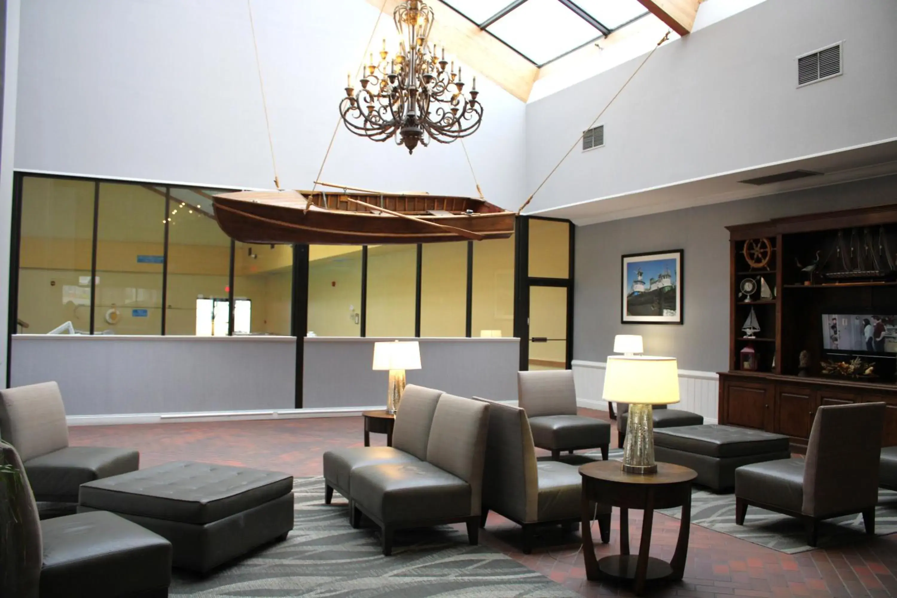 Lobby or reception in The Inn on Maritime Bay, an Ascend Collection Hotel Lobby or reception in The Inn on Maritime Bay, an Ascend Collection Hotel