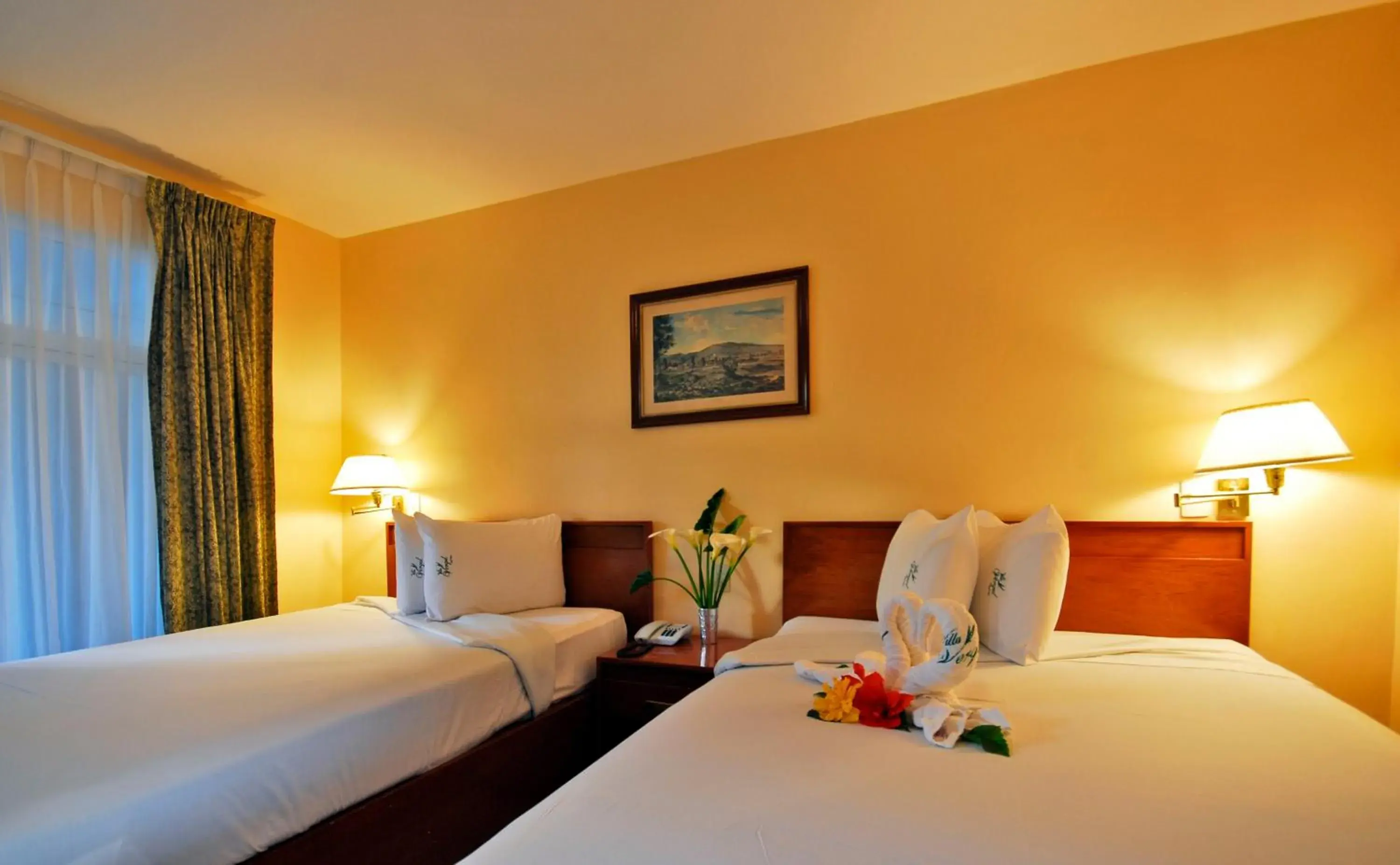 Double Room with Two Double Beds in Hotel & Spa Villa Vergel Double Room with Two Double Beds in Hotel & Spa Villa Vergel