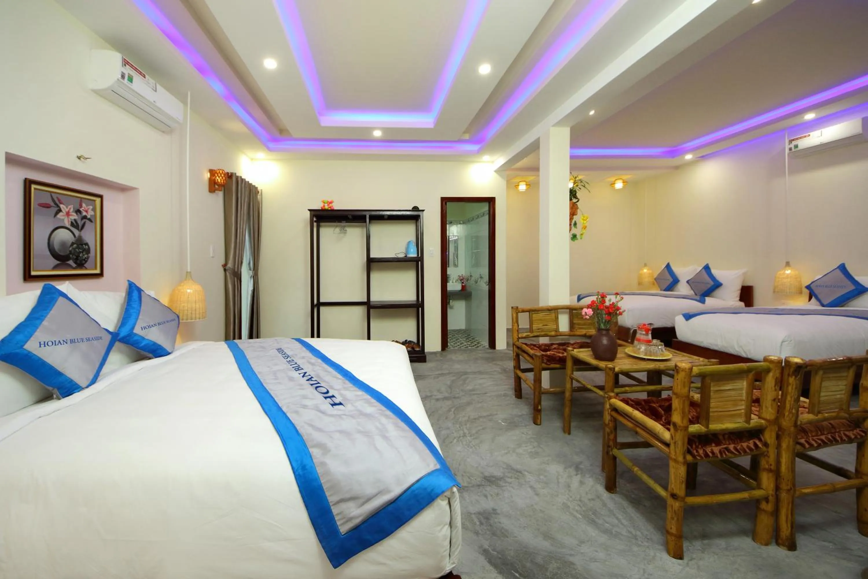 Bed in Hoi An Blue Seaside Homestay