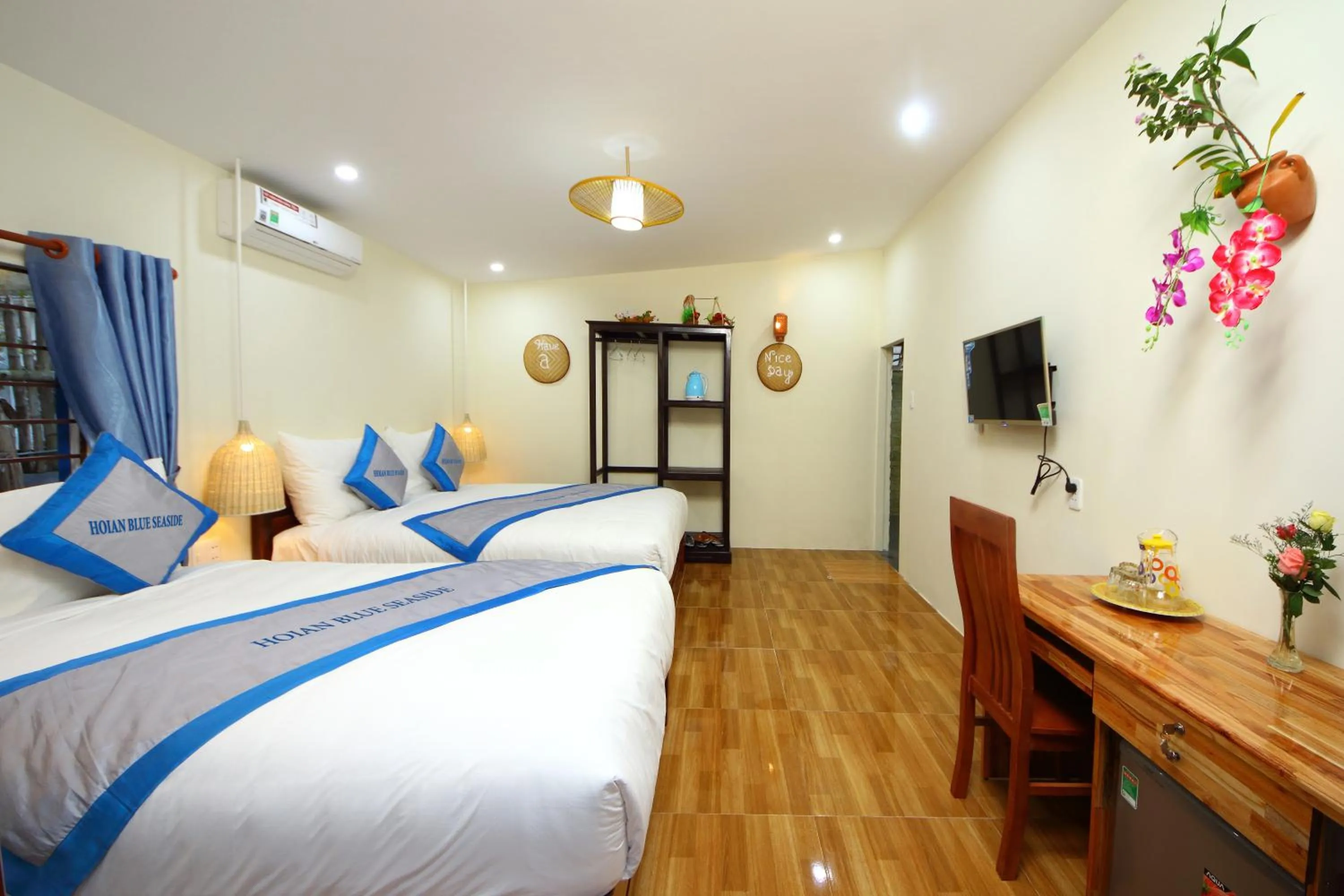 Bed in Hoi An Blue Seaside Homestay