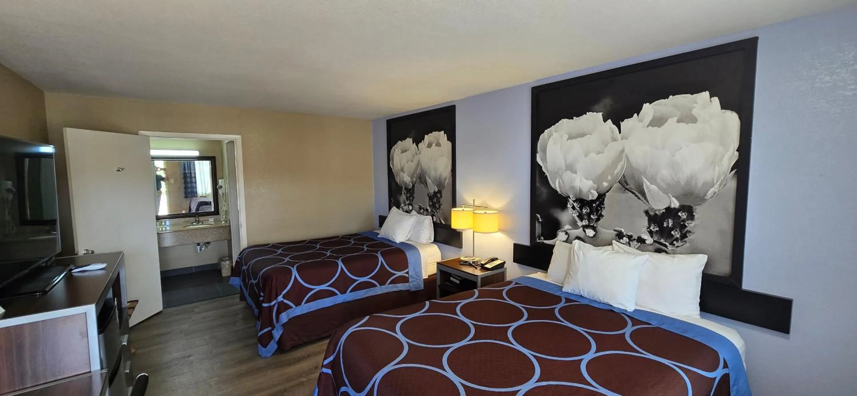 Bed in Super 8 by Wyndham Kingsville