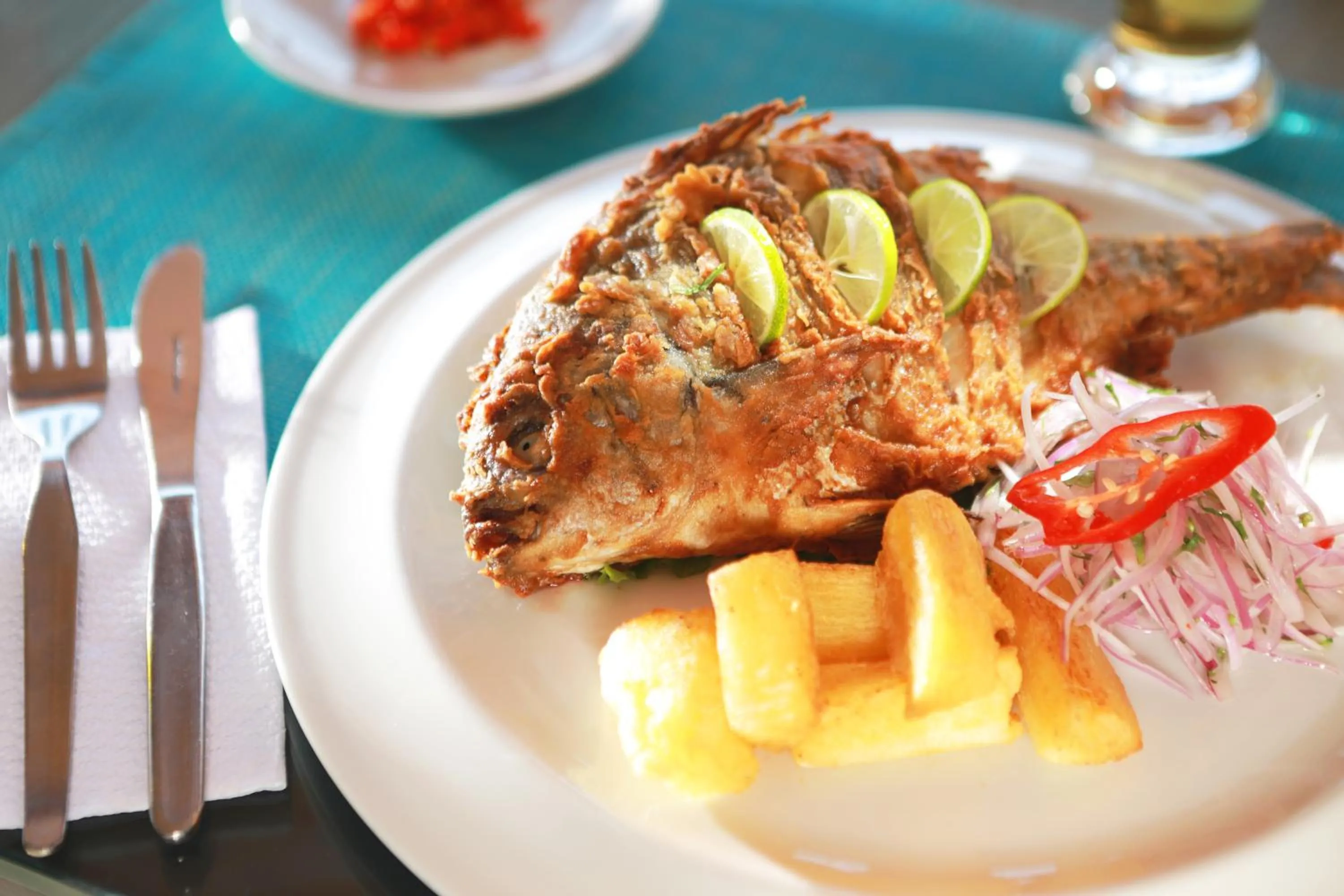 Food and drinks in San Agustin Paracas